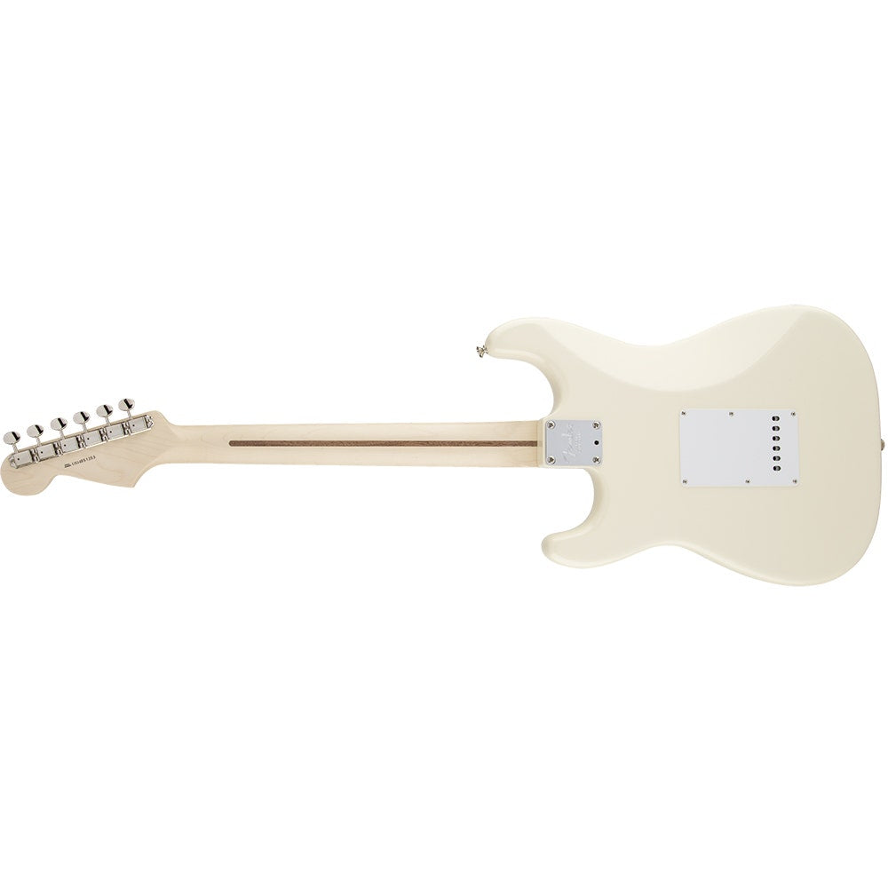 Fender Eric Clapton Stratocaster Electric Guitar, Soft V Maple Neck, Hard Case - Olympic White