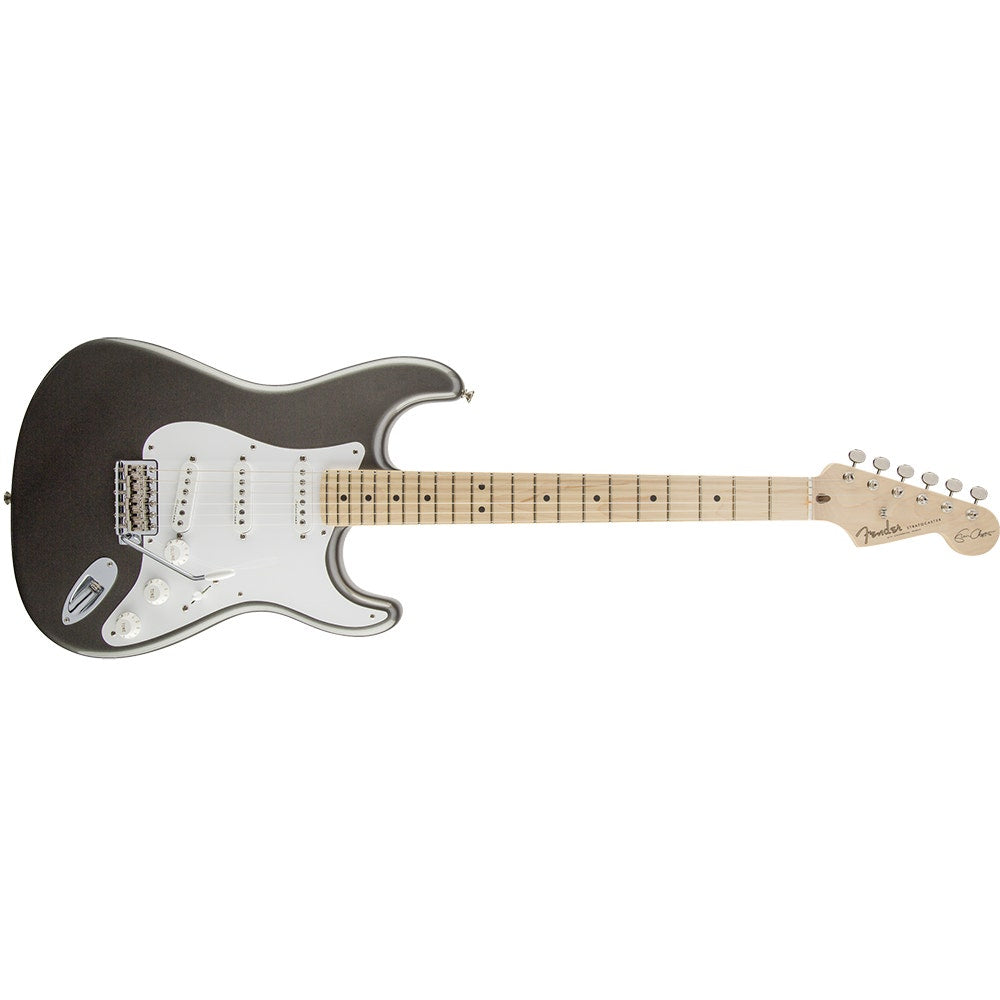 Fender Eric Clapton Stratocaster Electric Guitar, Soft V Maple Neck, Hard Case - Pewter