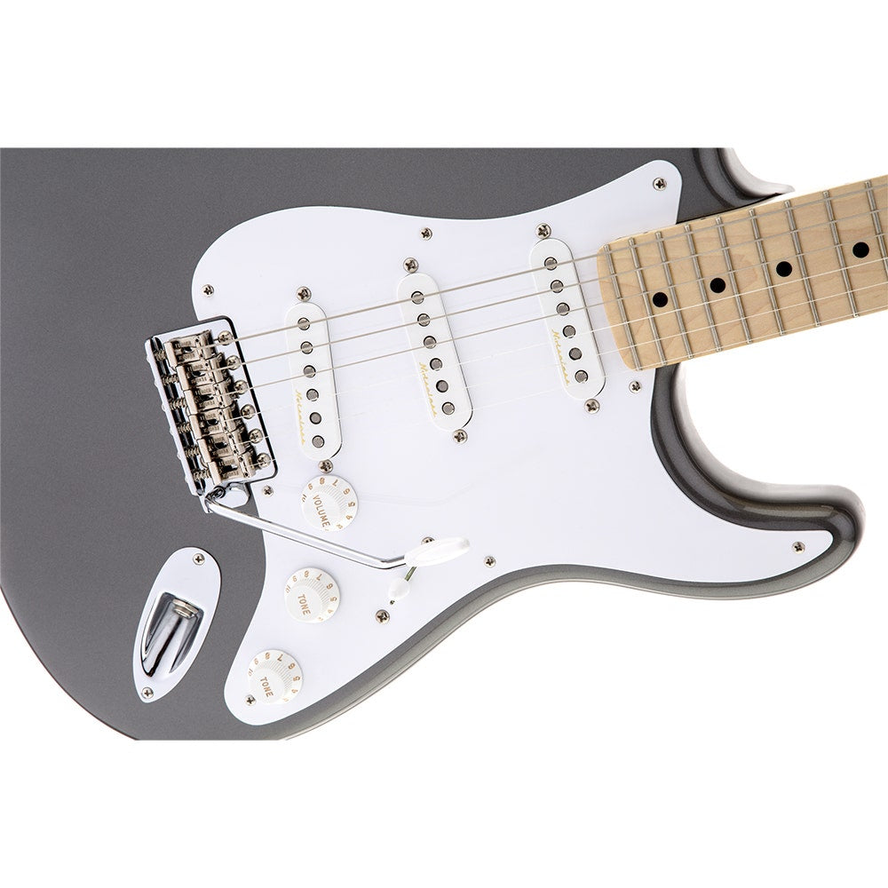 Fender Eric Clapton Stratocaster Electric Guitar, Soft V Maple Neck, Hard Case - Pewter