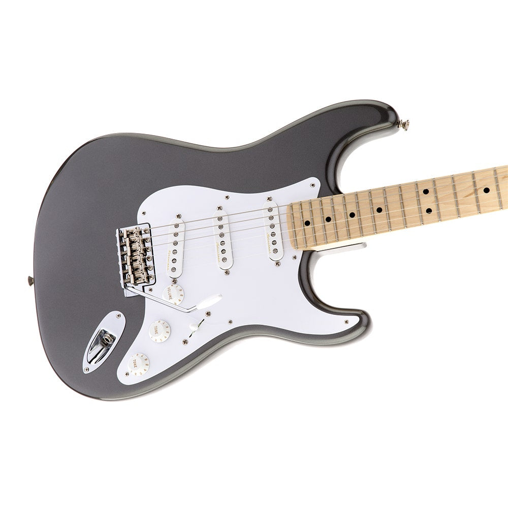 Fender Eric Clapton Stratocaster Electric Guitar, Soft V Maple Neck, Hard Case - Pewter