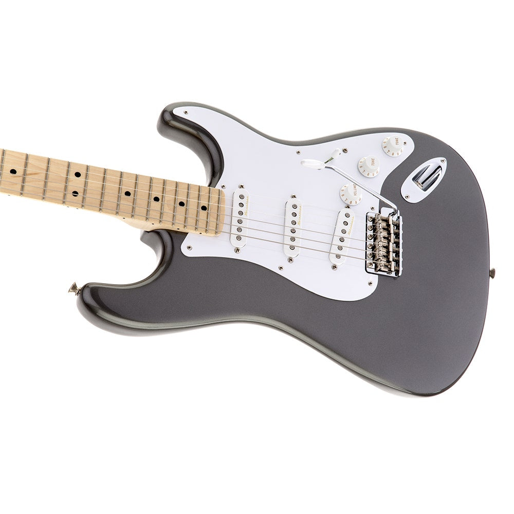Fender Eric Clapton Stratocaster Electric Guitar, Soft V Maple Neck, Hard Case - Pewter
