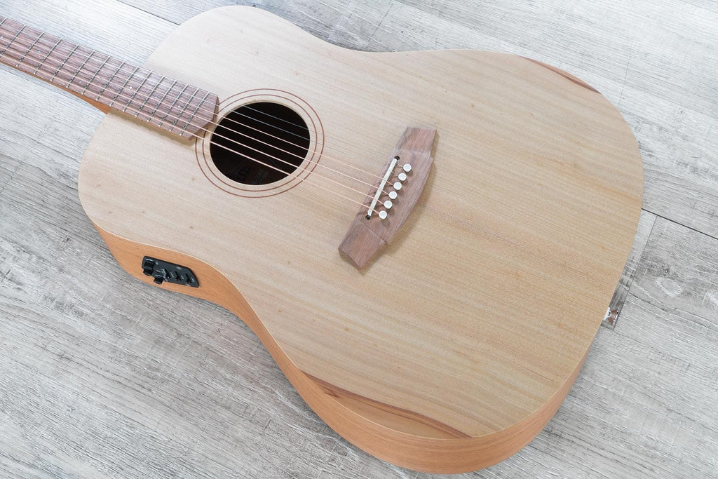 Cole Clark Fat Lady 1 Series CCFL1E-BM Acoustic-Electric Guitar, Bunya Top, Queensland Maple Back and Sides, Hard Case