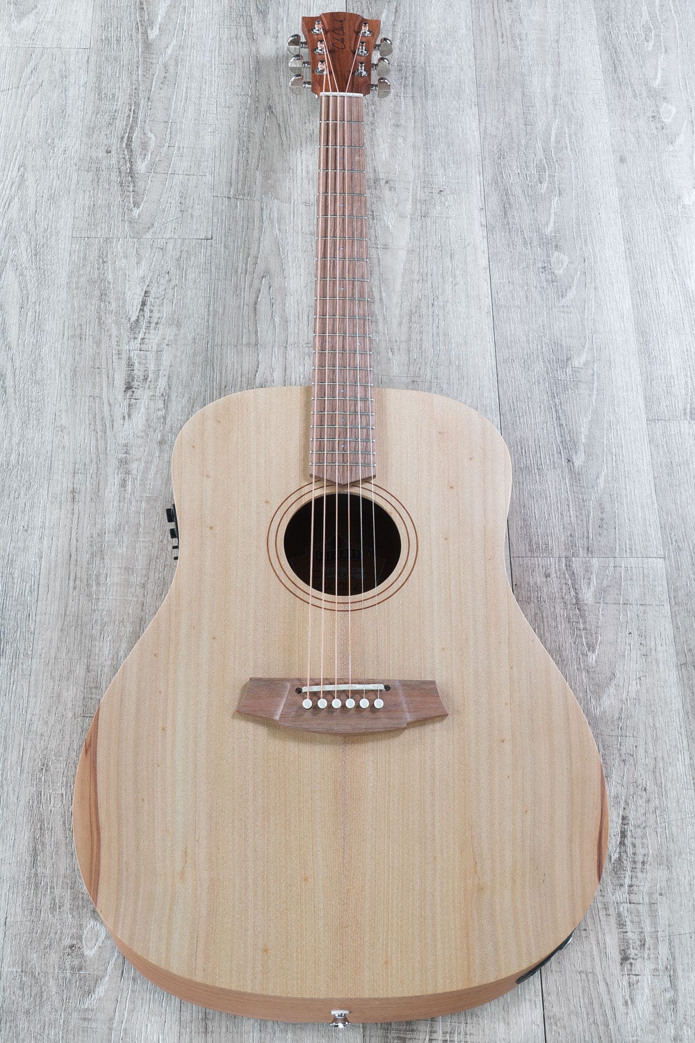 Cole Clark Fat Lady 1 Series CCFL1E-BM Acoustic-Electric Guitar, Bunya Top, Queensland Maple Back and Sides, Hard Case
