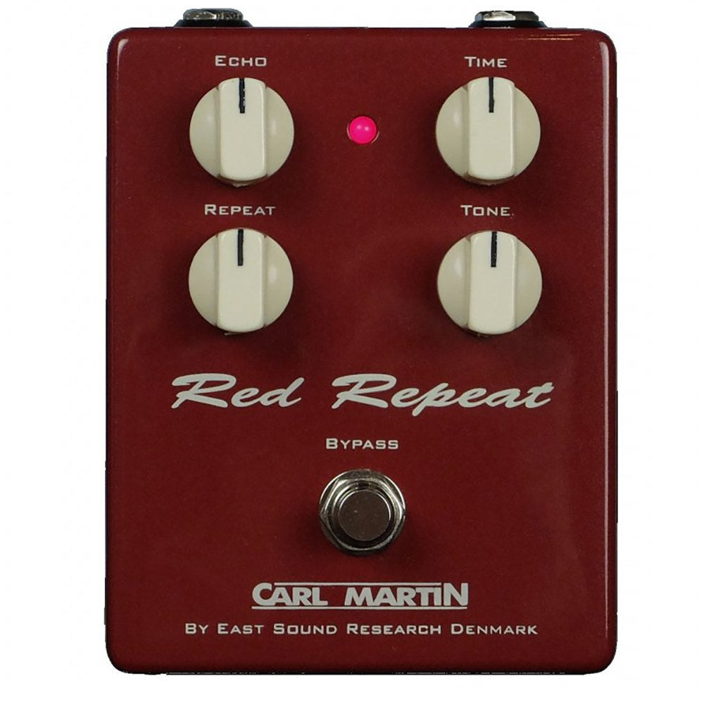 Carl Martin Red Repeat Delay Echo Guitar Effects Pedal (Open Box)