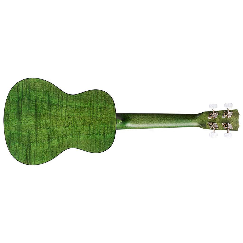 Cordoba 15CFM Flamed Mahogany Concert Ukulele Uke, Jade Green