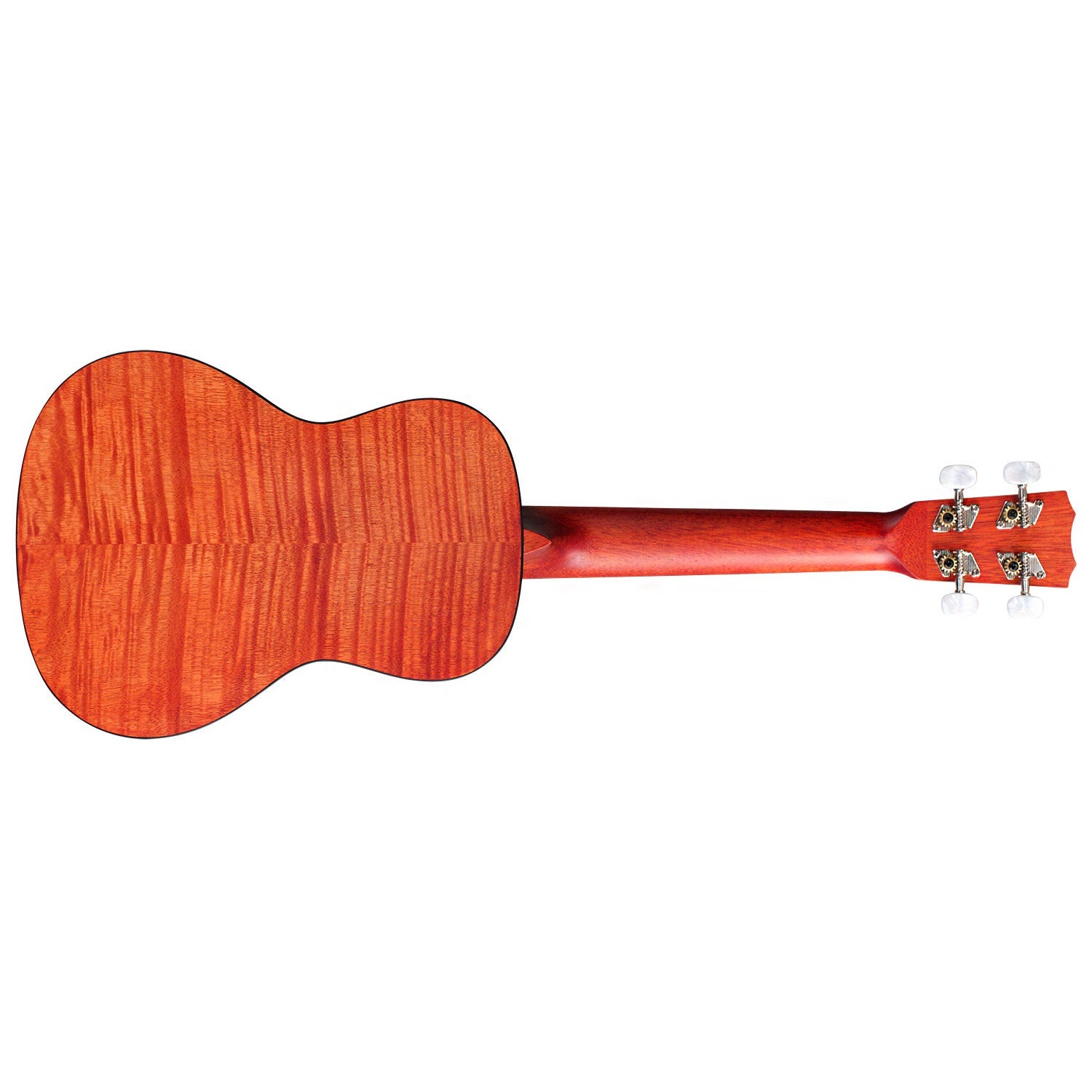 Cordoba 15CFM Flamed Mahogany Concert Uke Ukulele, Pau Ferro Fretboard, Rose Red