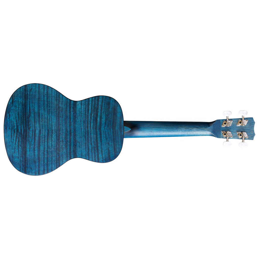 Cordoba 15CFM Flamed Mahogany Concert Uke Ukulele, Pau Ferro Fretboard, Sapphire Blue