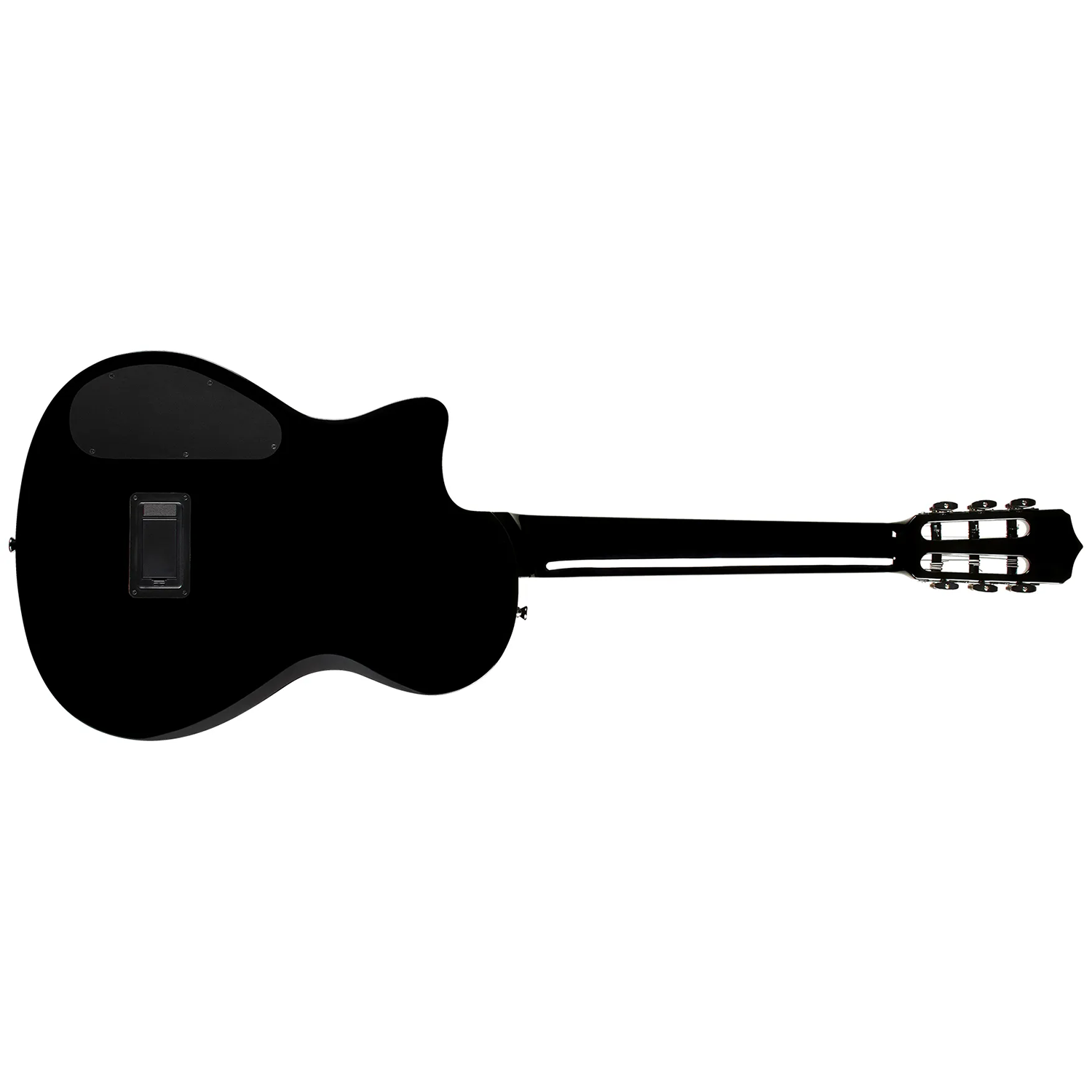 Cordoba Stage Nylon-String Acoustic-Electric Guitar, Pau Ferro Fretboard, Black Burst