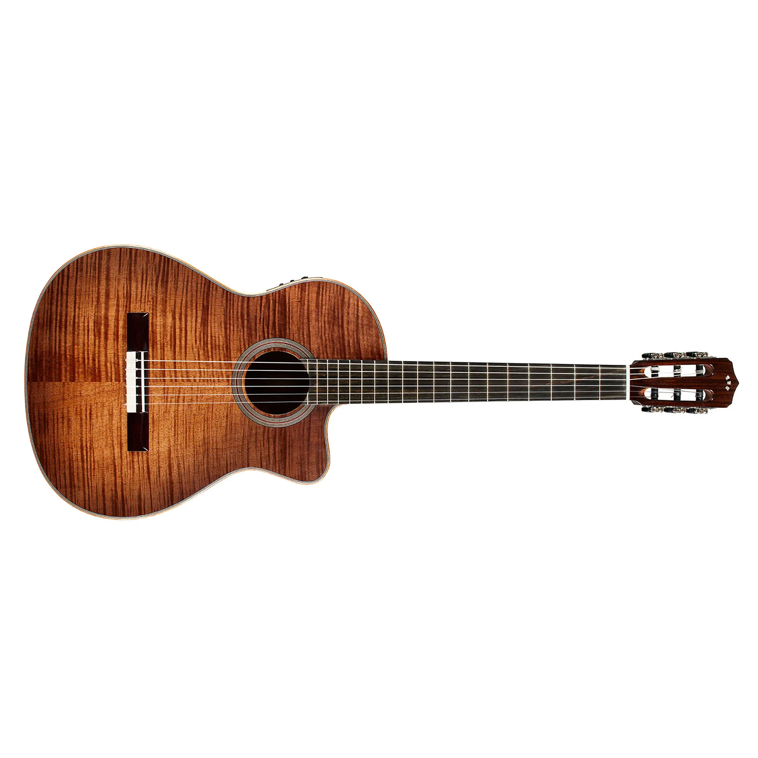 Cordoba Fusion 12 Exotic Top Acoustic-Electric Guitar, Solid Spruce & Flamed Okoume, Cinnamon Burst
