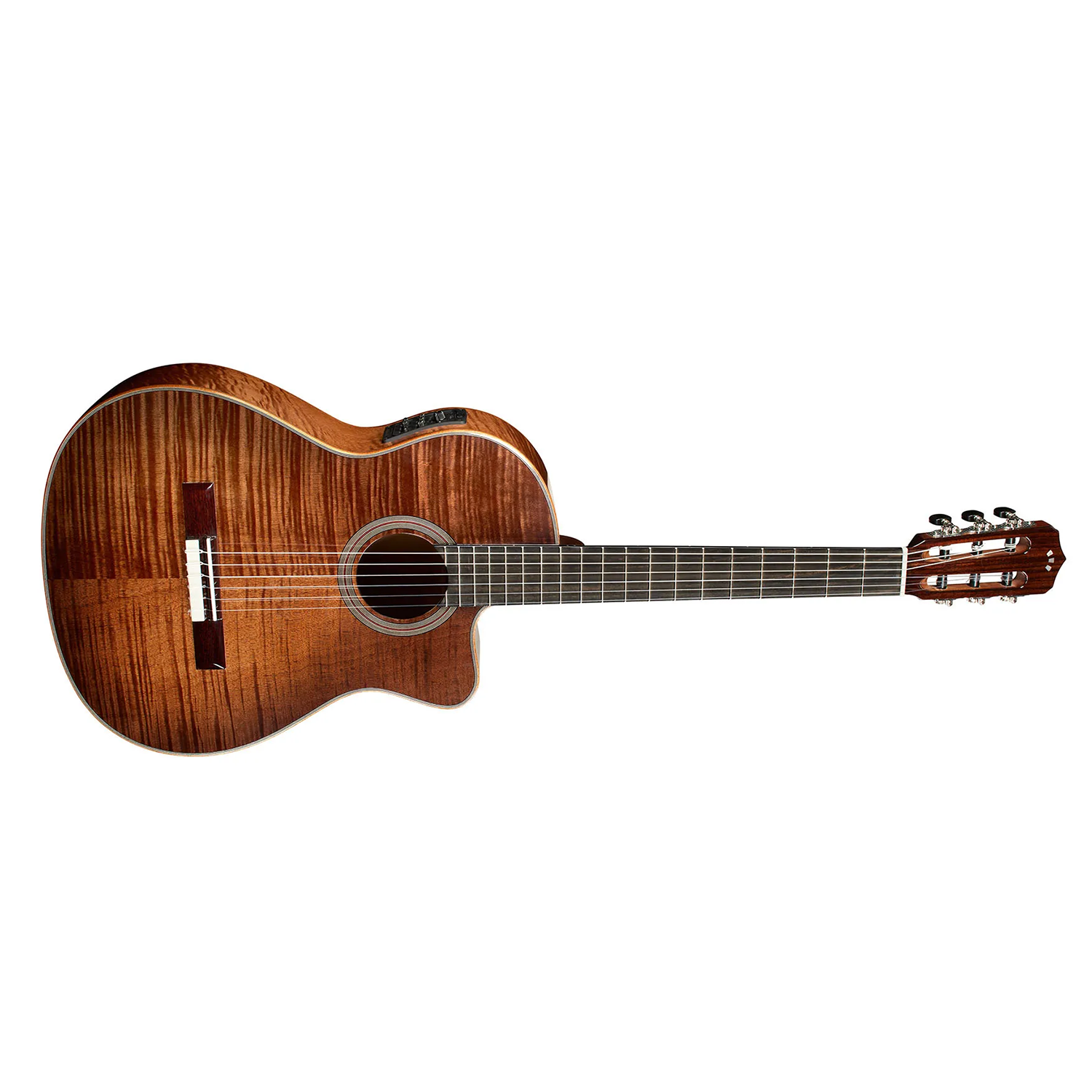 Cordoba Fusion 12 Exotic Top Acoustic-Electric Guitar, Solid Spruce & Flamed Okoume, Cinnamon Burst