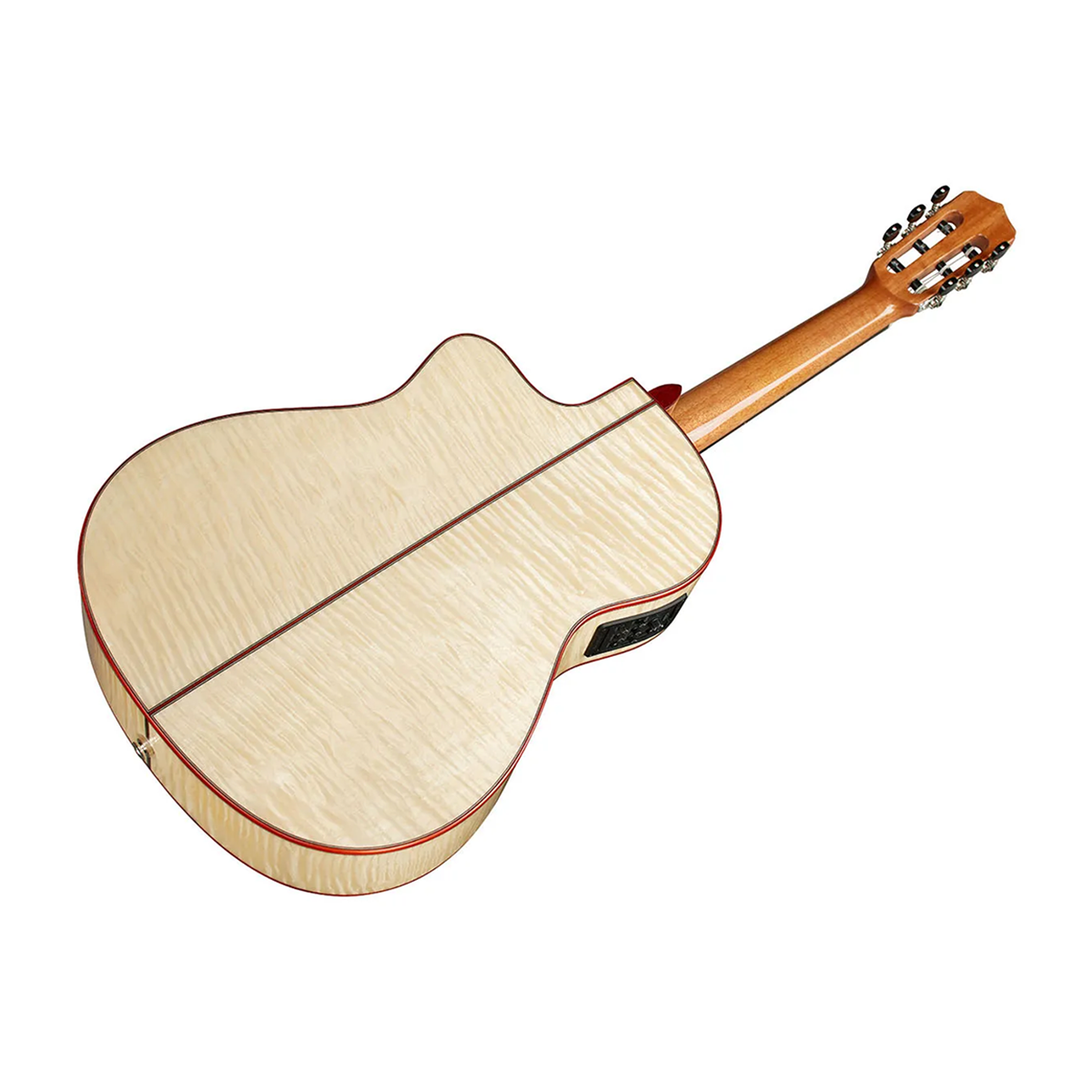 Cordoba Fusion 12 Exotic Top Acoustic-Electric Guitar, Solid Spruce & Flamed Maple, White Sands