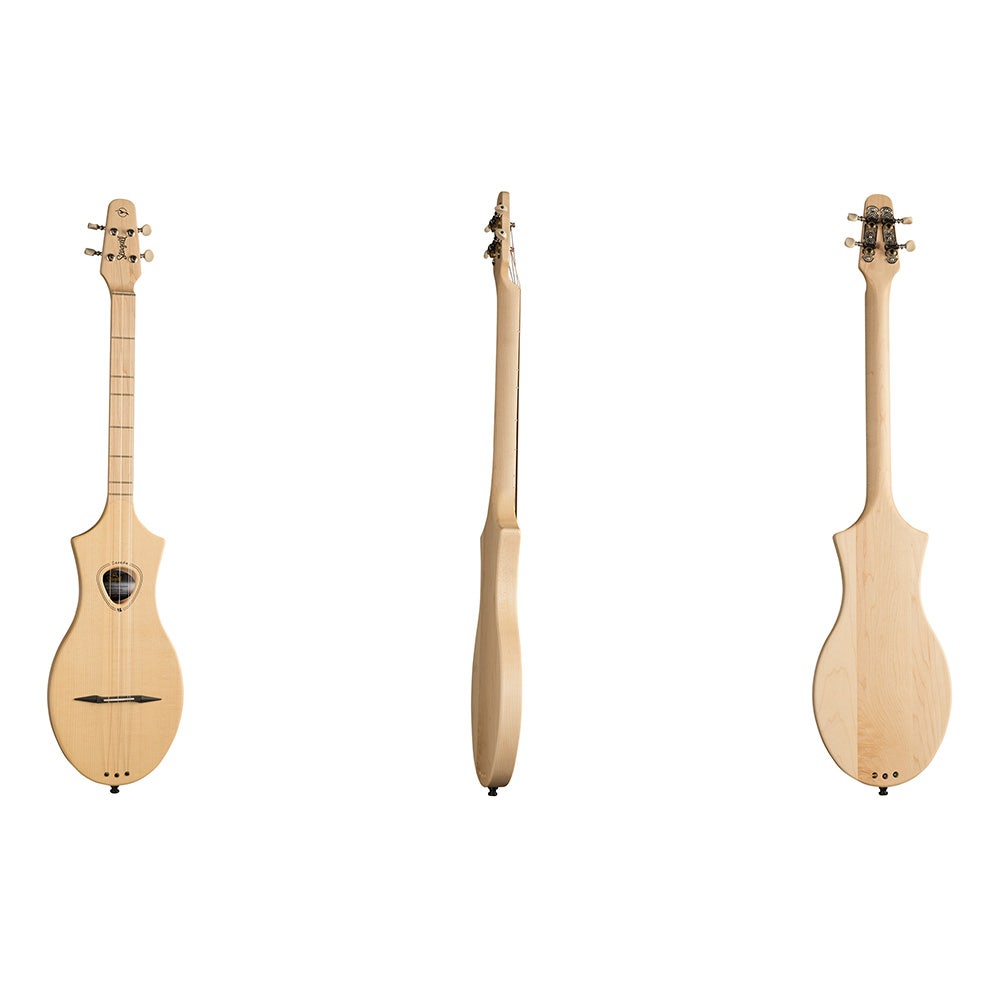 Seagull M4 Spruce EQ 4-String Diatonic Acoustic Dulcimer Guitar with Built-In EQ