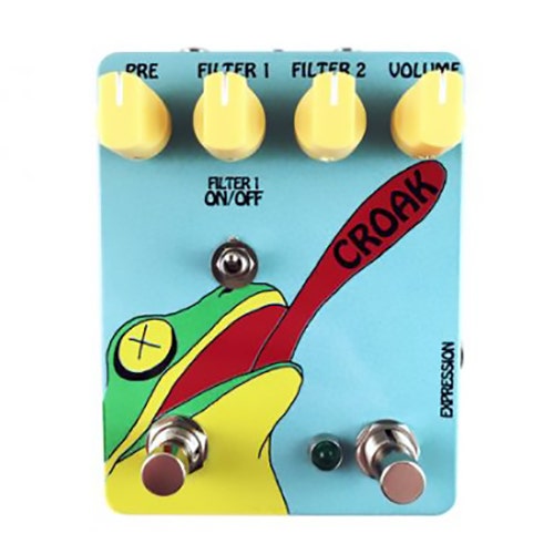 Fuzzrocious Pedals Croak Expressive Double Filter Fuzz Guitar Effects Pedal