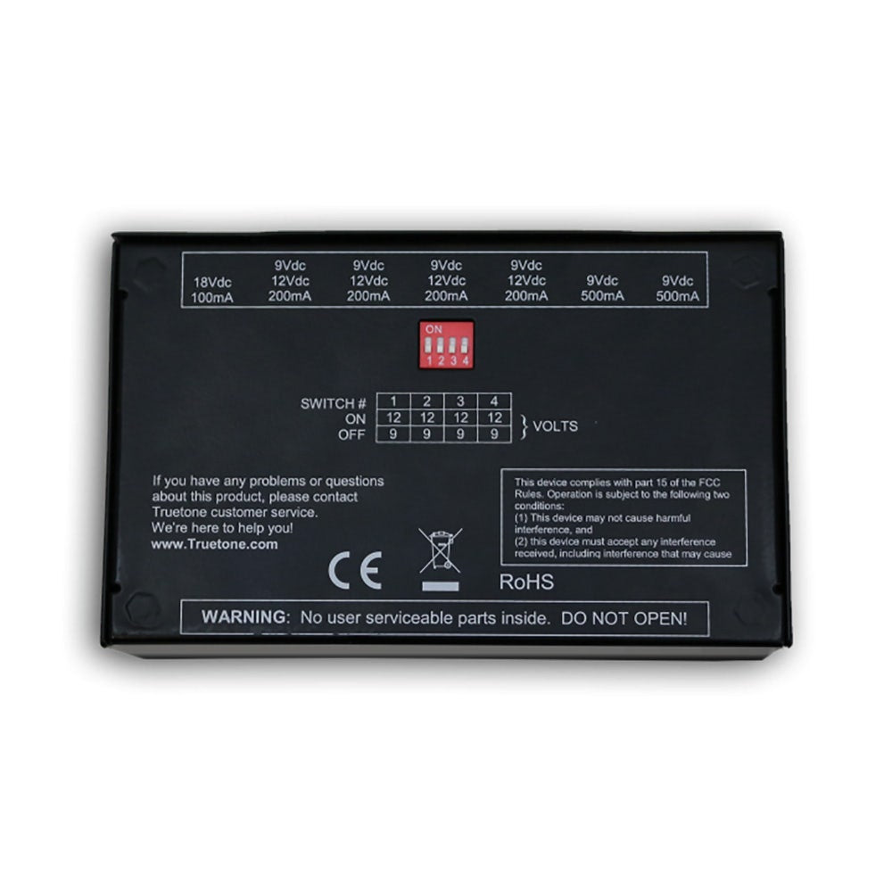 Truetone 1 Spot Pro CS7 Pedalboard Power Supply with Mounting Brackets and Cables