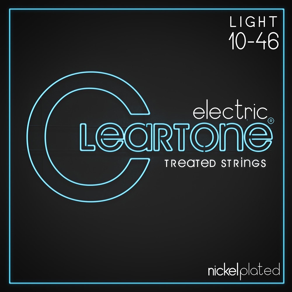 Cleartone 9410 Electric Guitar Strings, Nickel Plated Steel, Coated, Light (10-46)