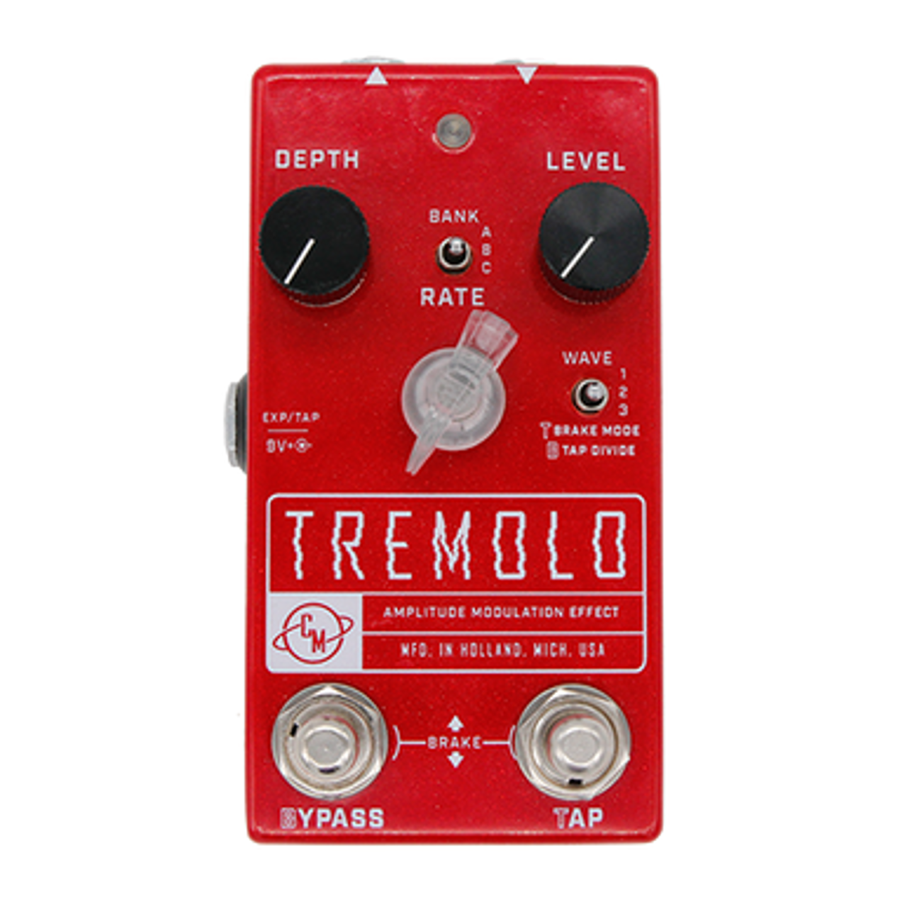 Cusack Music Tremolo AME 2.0 Tap Tempo Tremolo Guitar Effect Pedal