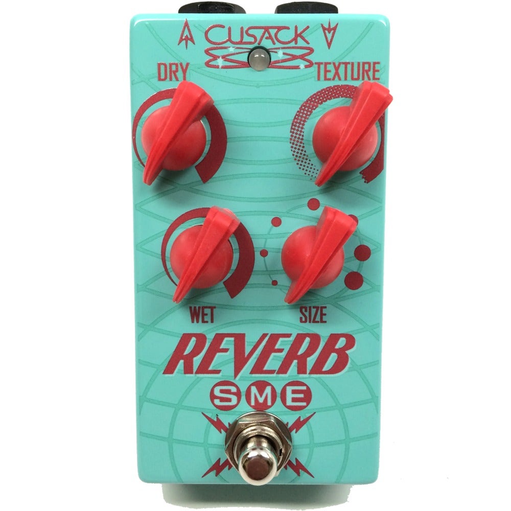 Cusack Reverb SME (Size Modulation Emulator) Reverb Guitar Effect Pedal with Texture Control