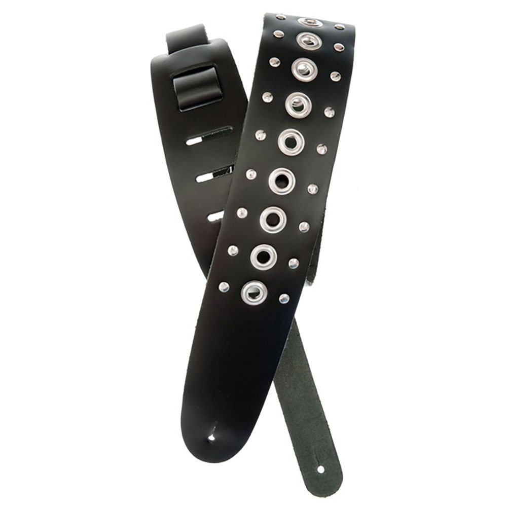 D'Addario 25LGS02 2.5 inch Leather Grommet Guitar Strap