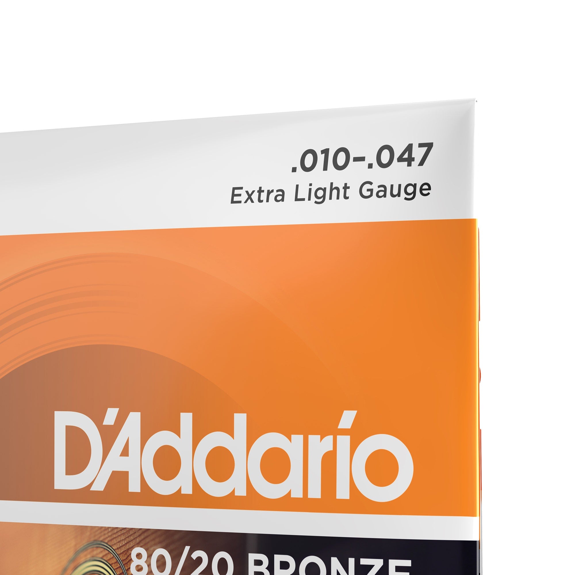 D'Addario EJ10 Extra Light 80/20 Bronze Acoustic Guitar Strings (.010-.047)