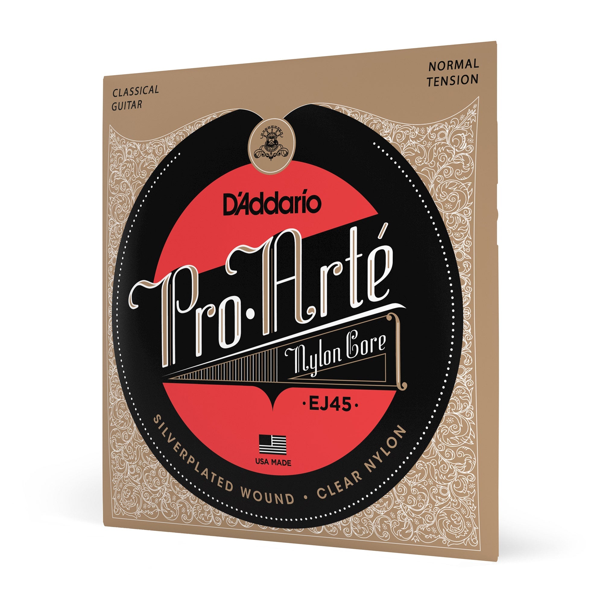 D'Addario EJ45 Pro-Arté Nylon Normal Tension Classical Guitar Strings (28-43)