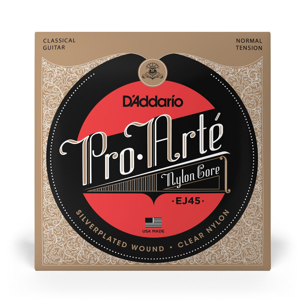 D'Addario EJ45 Pro-Arté Nylon Normal Tension Classical Guitar Strings (28-43)