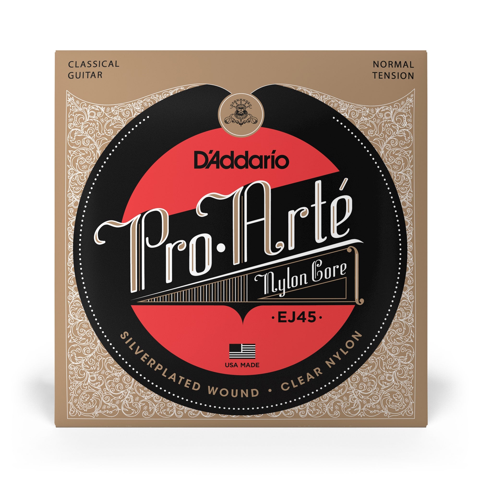 D'Addario EJ45 Pro-Arté Nylon Normal Tension Classical Guitar Strings (28-43)