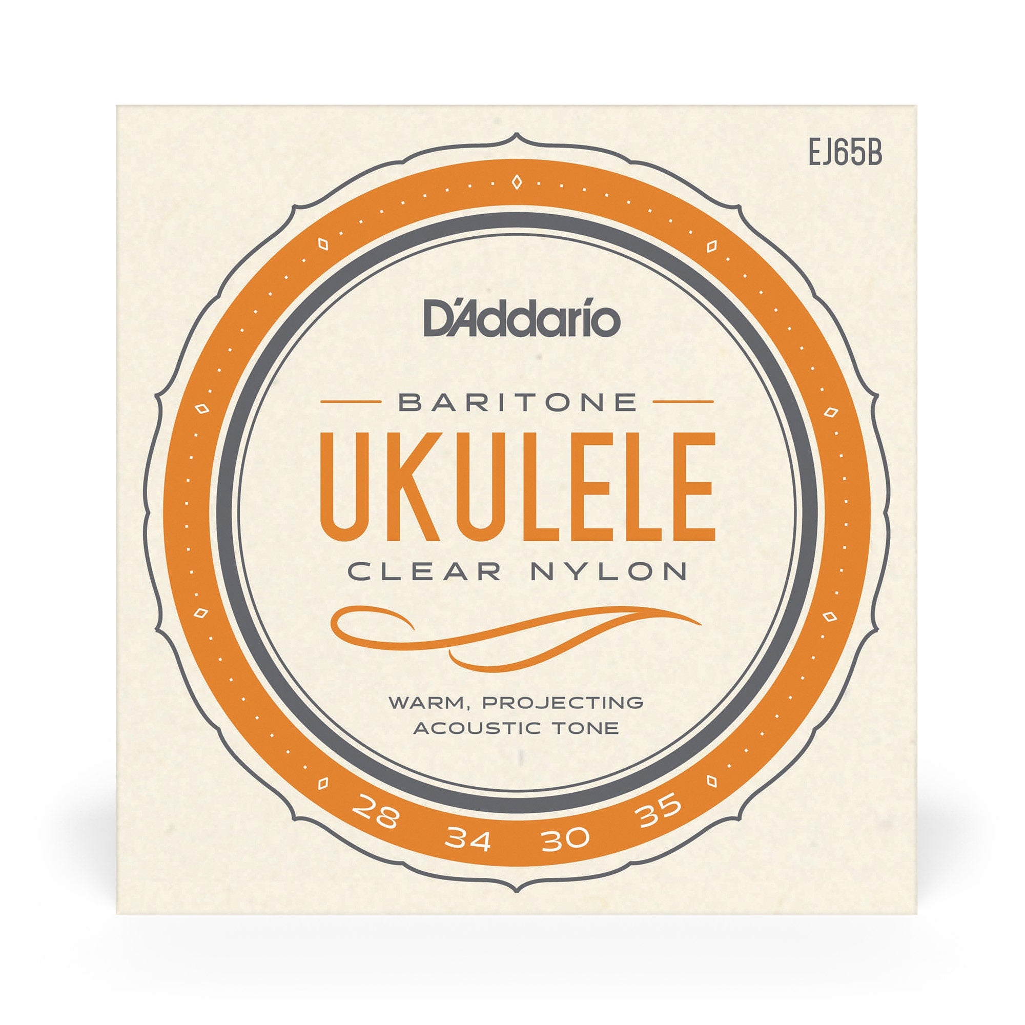 D'Addario EJ65B Pro-Arté Custom Extruded Baritone Ukulele Strings