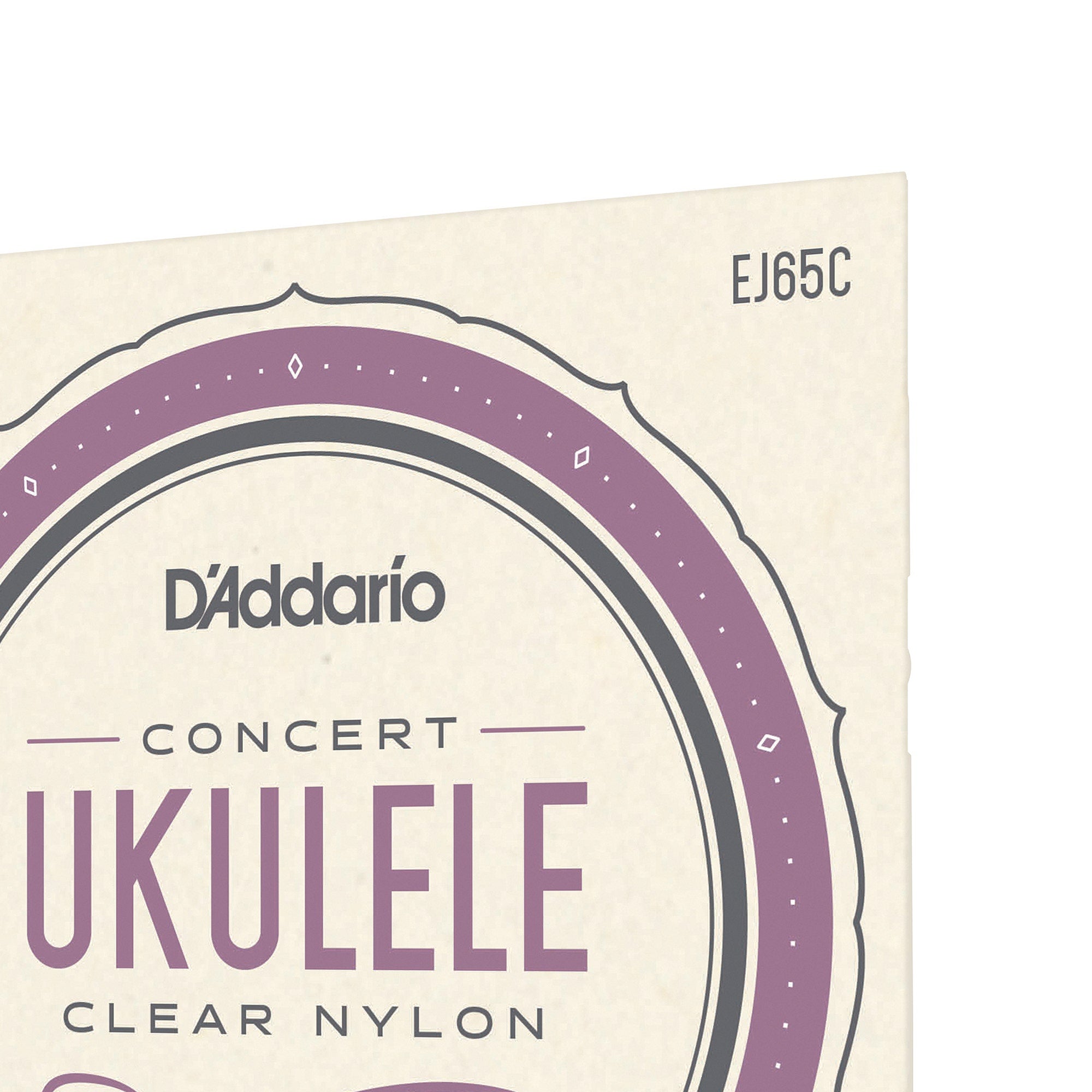 D'Addario EJ65C ProArte Custom Extruded Clear Nylon Concert Ukulele Strings 12-Pack
