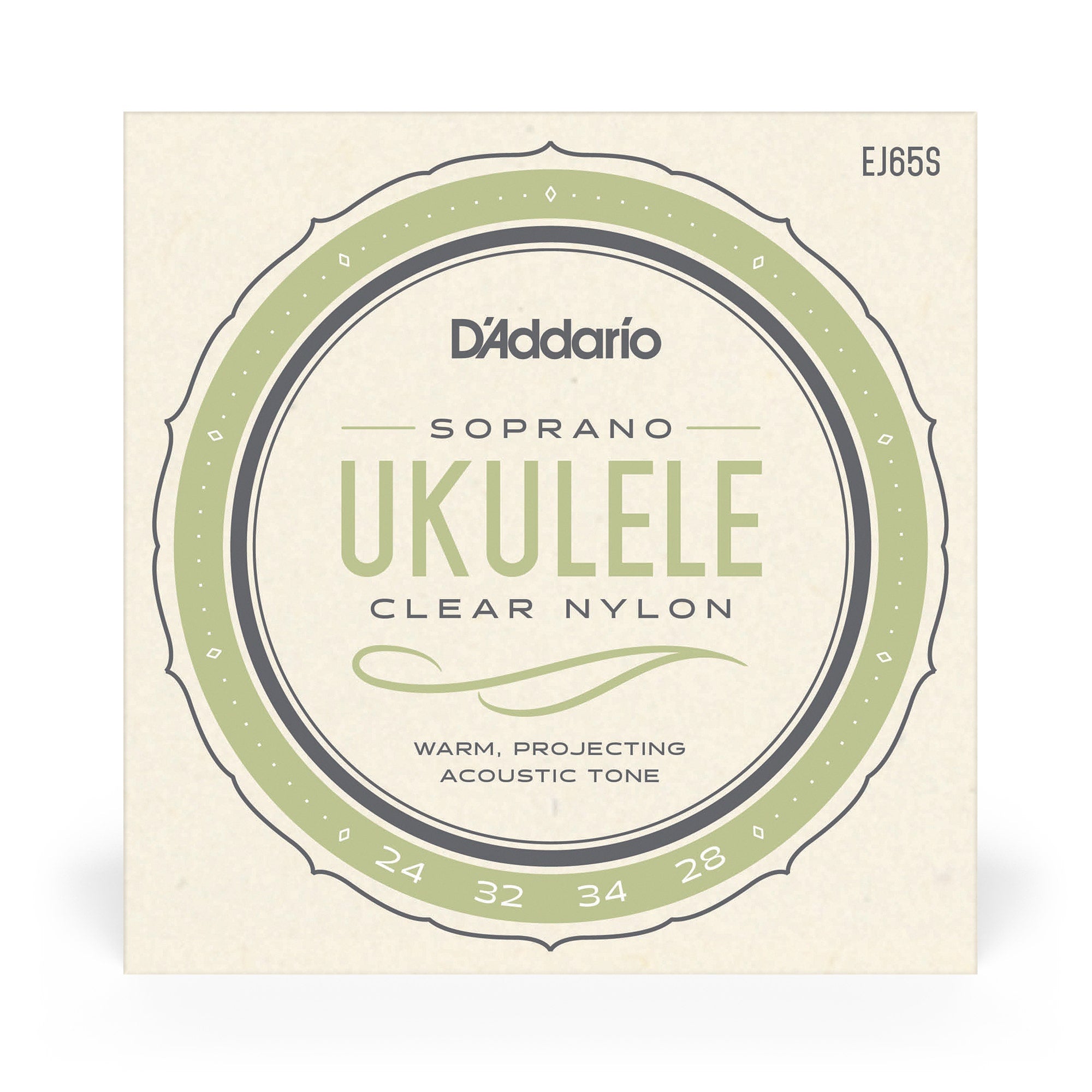 D'Addario EJ65S Pro-Arté Custom Extruded Soprano Ukulele Strings