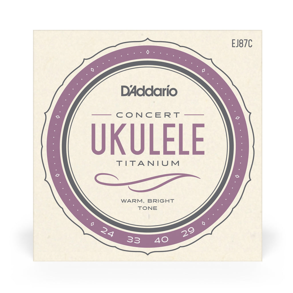 D'Addario EJ87C Titanium Concert Ukulele Strings