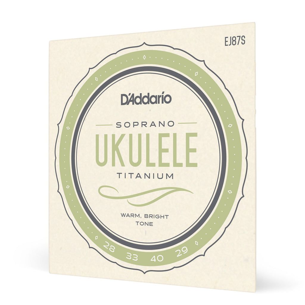 D'Addario EJ87S T2 Titanium Soprano Ukulele Strings