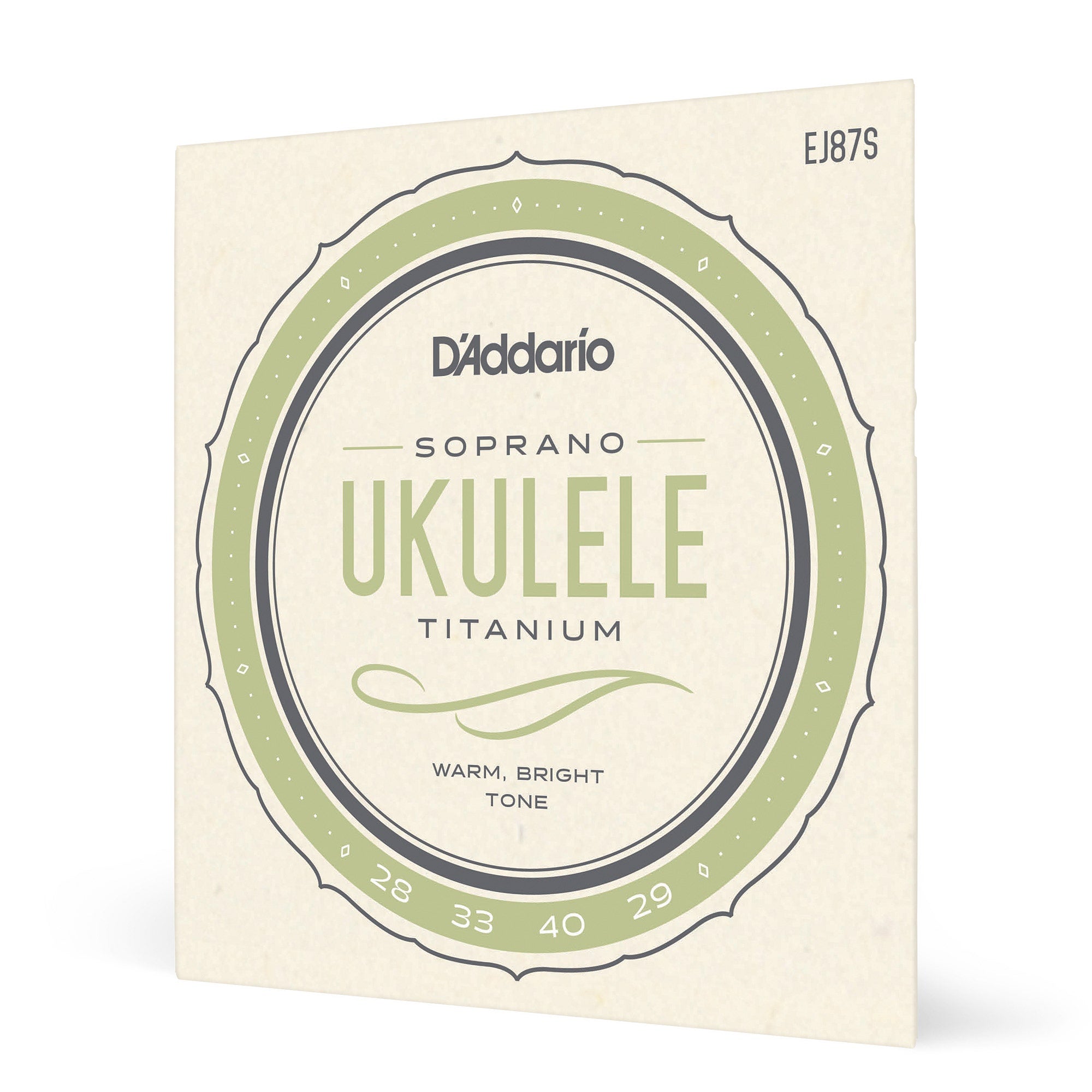 D'Addario EJ87S T2 Titanium Soprano Ukulele Strings