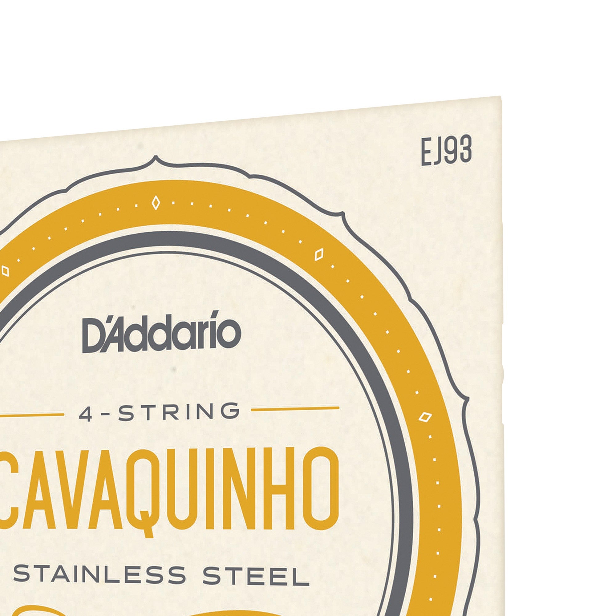 D'Addario EJ93 Cavaquinho Plain & Stainless Steel Wound Strings