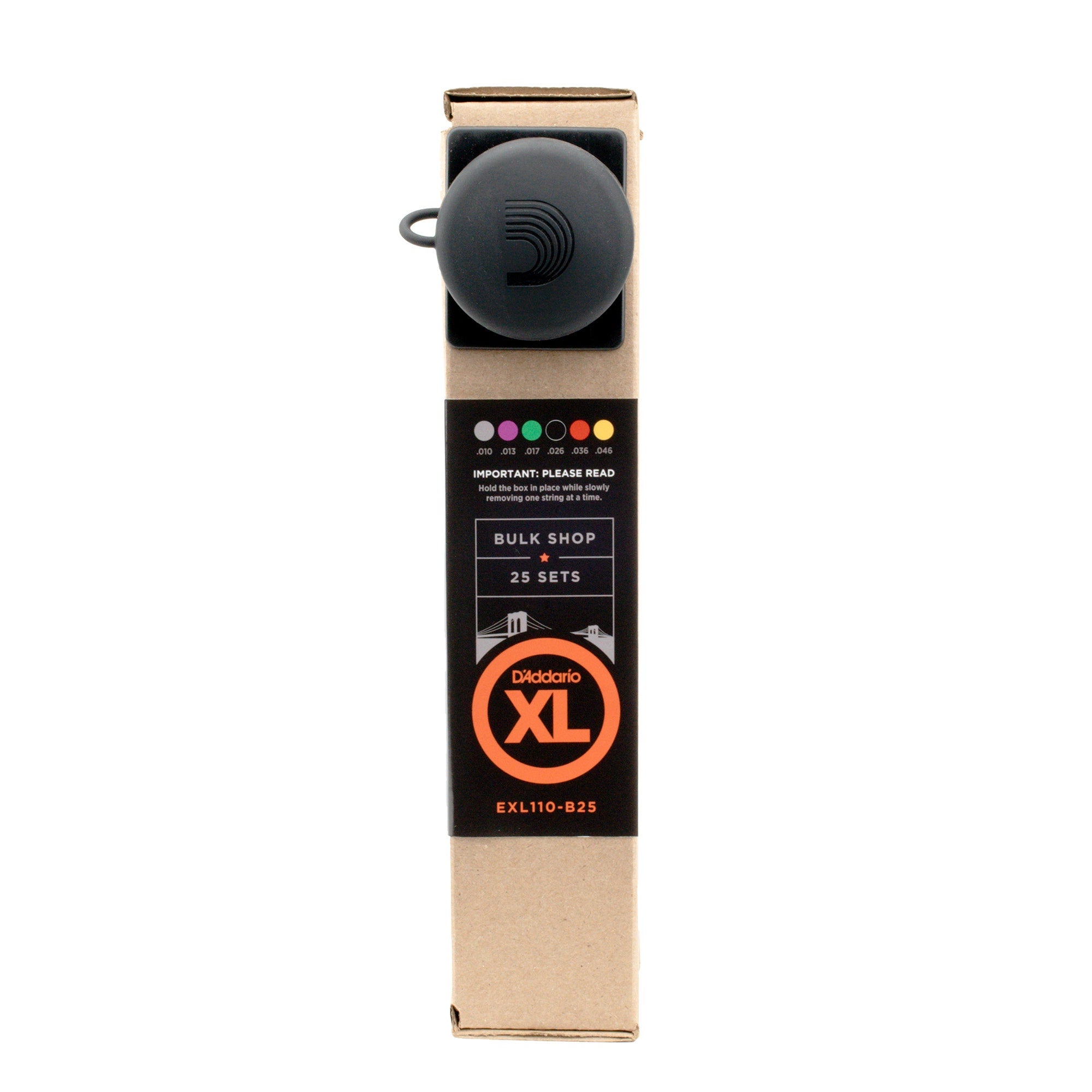 25 Sets of D'Addario EXL110 Nickel Wound Regular Light Electric Guitar Strings (10-46)