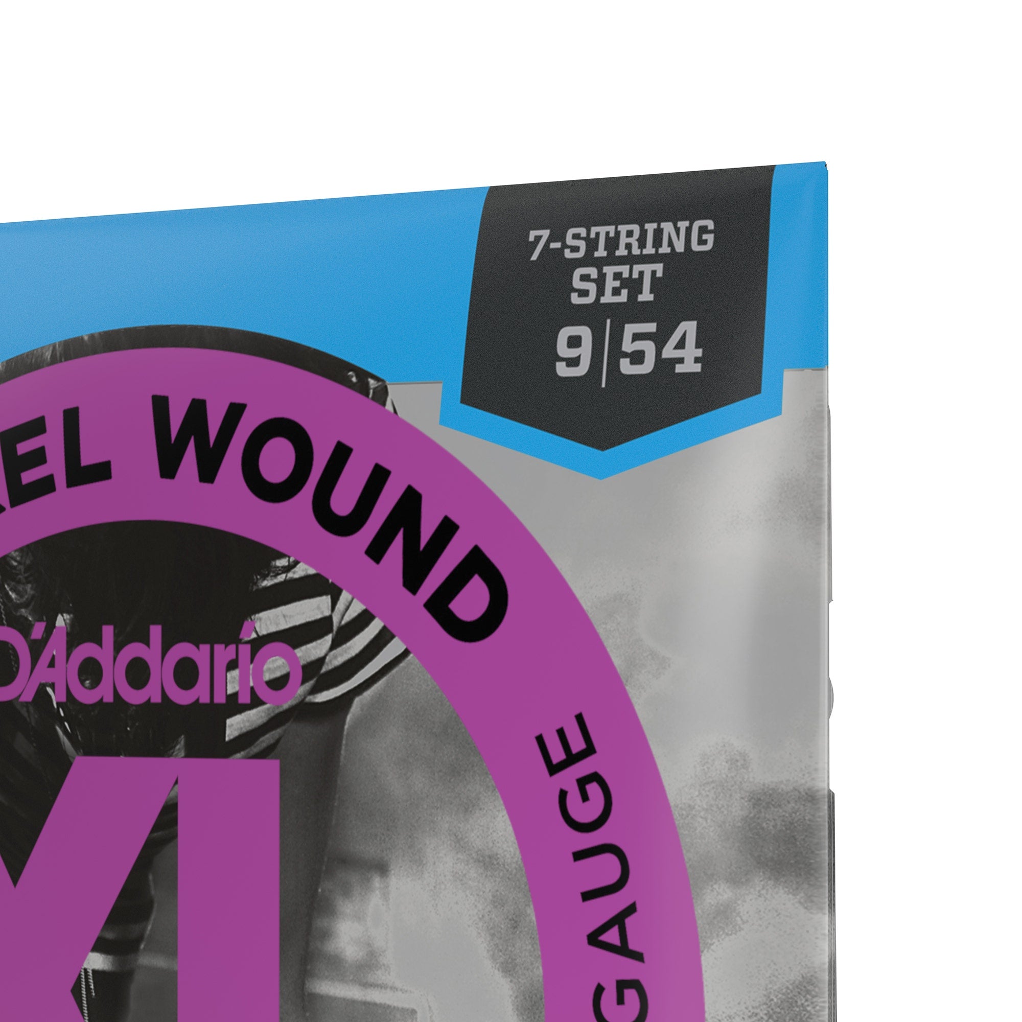 D'Addario EXL120-7 Nickel Wound 7-String Electric Guitar Strings, Super Light (9-54)