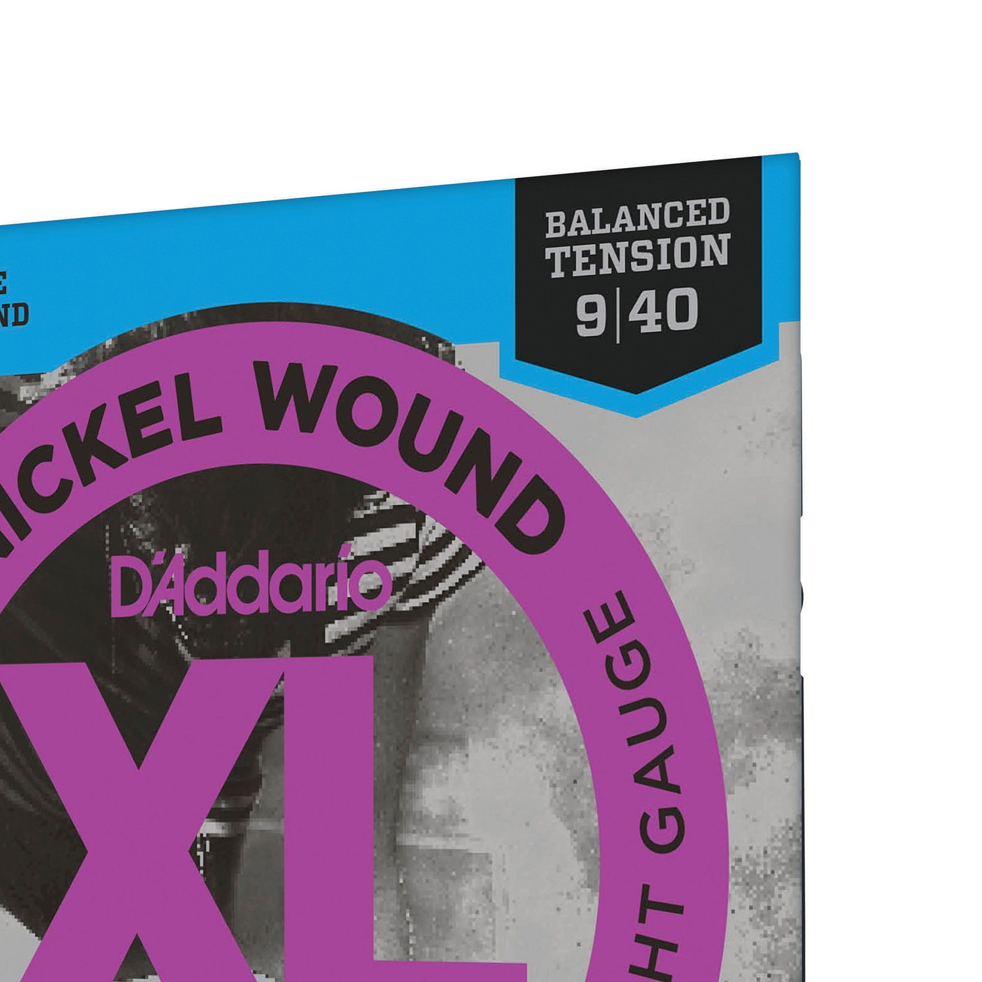 D'Addario EXL120BT Nickel Wound Balanced Tension Super Light Electric Guitar Strings (9-40)