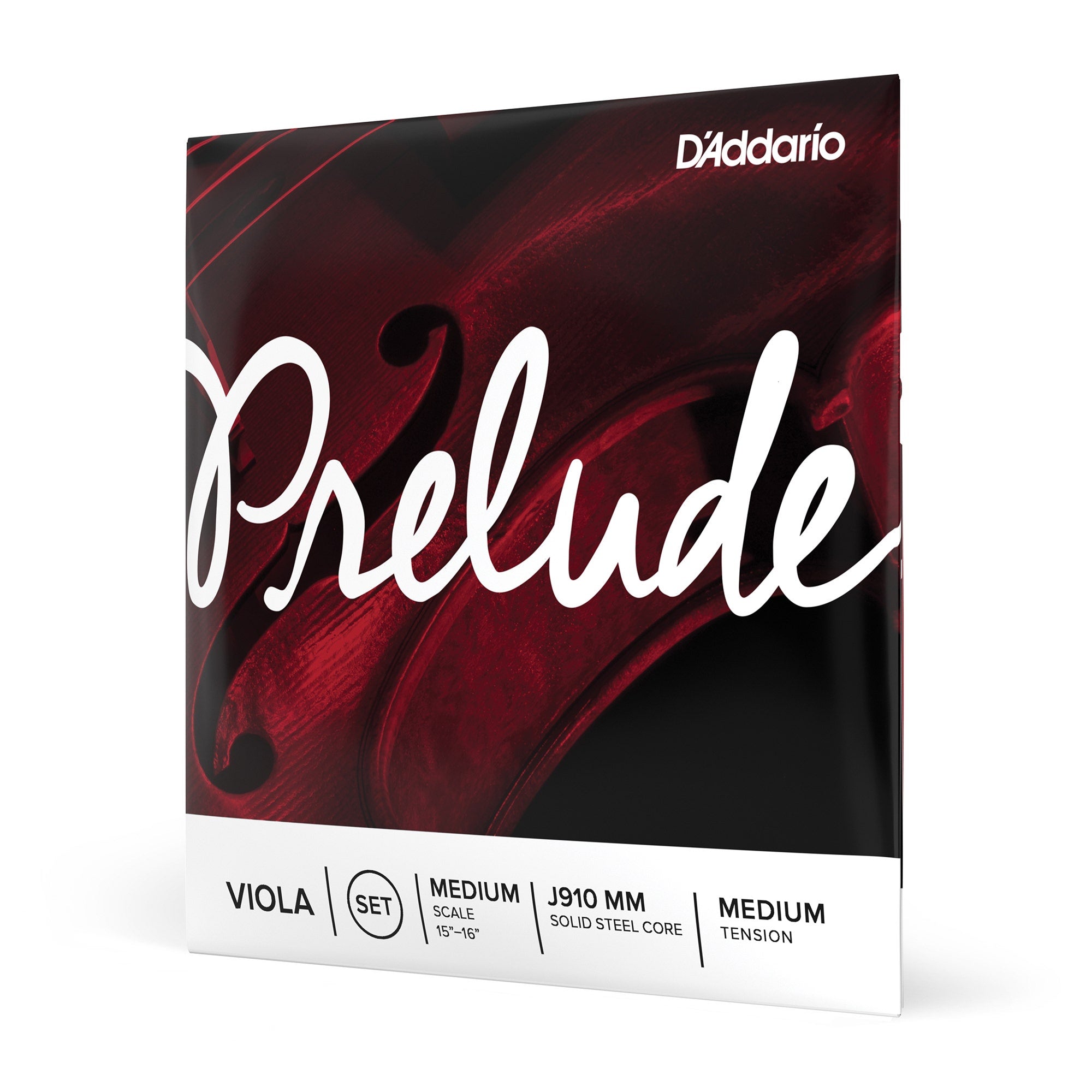 D'Addario J910 MM Prelude Viola String Set, Medium Scale, Medium Tension