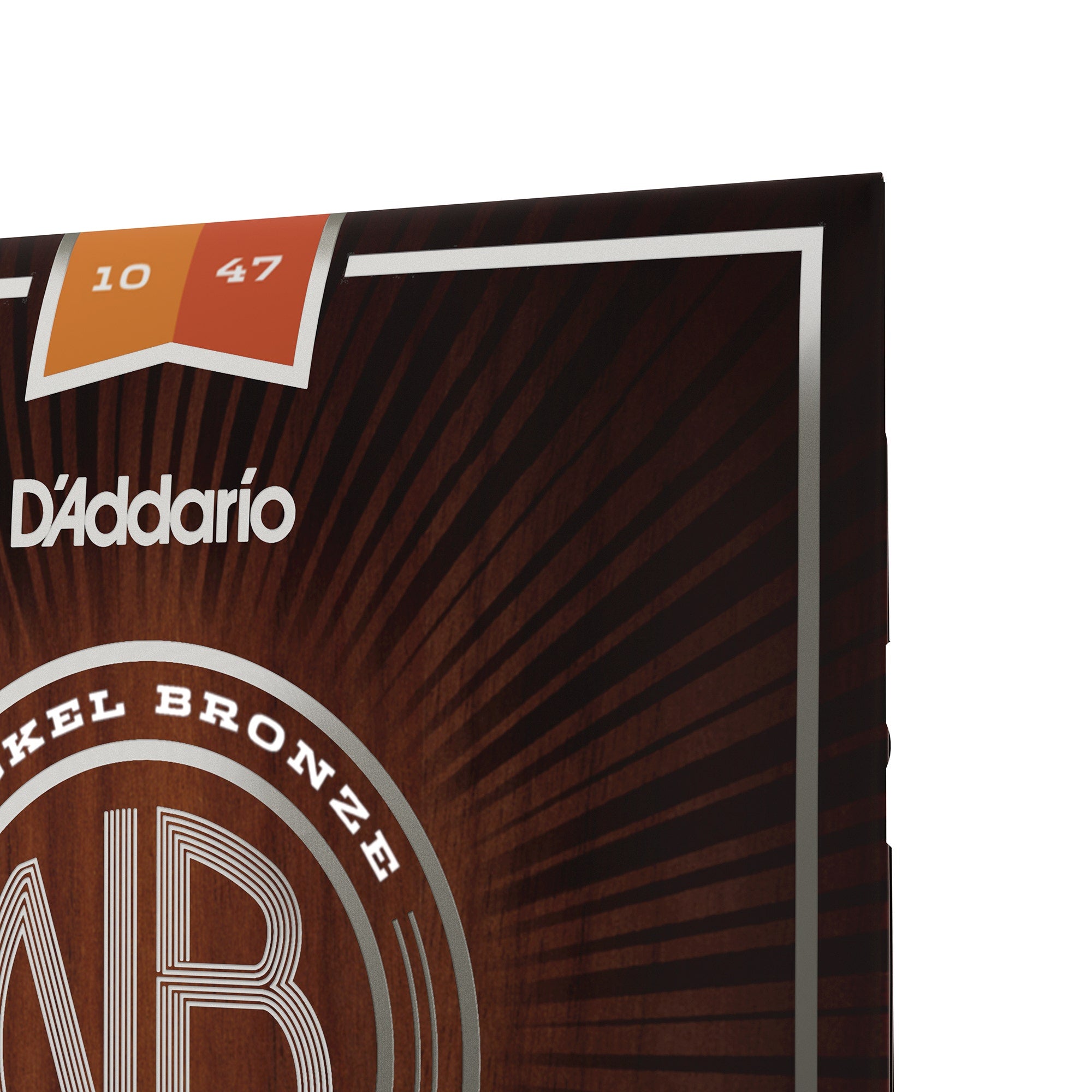 D'Addario NB1047 Nickel Bronze Extra Light Acoustic Guitar Strings (10-47)