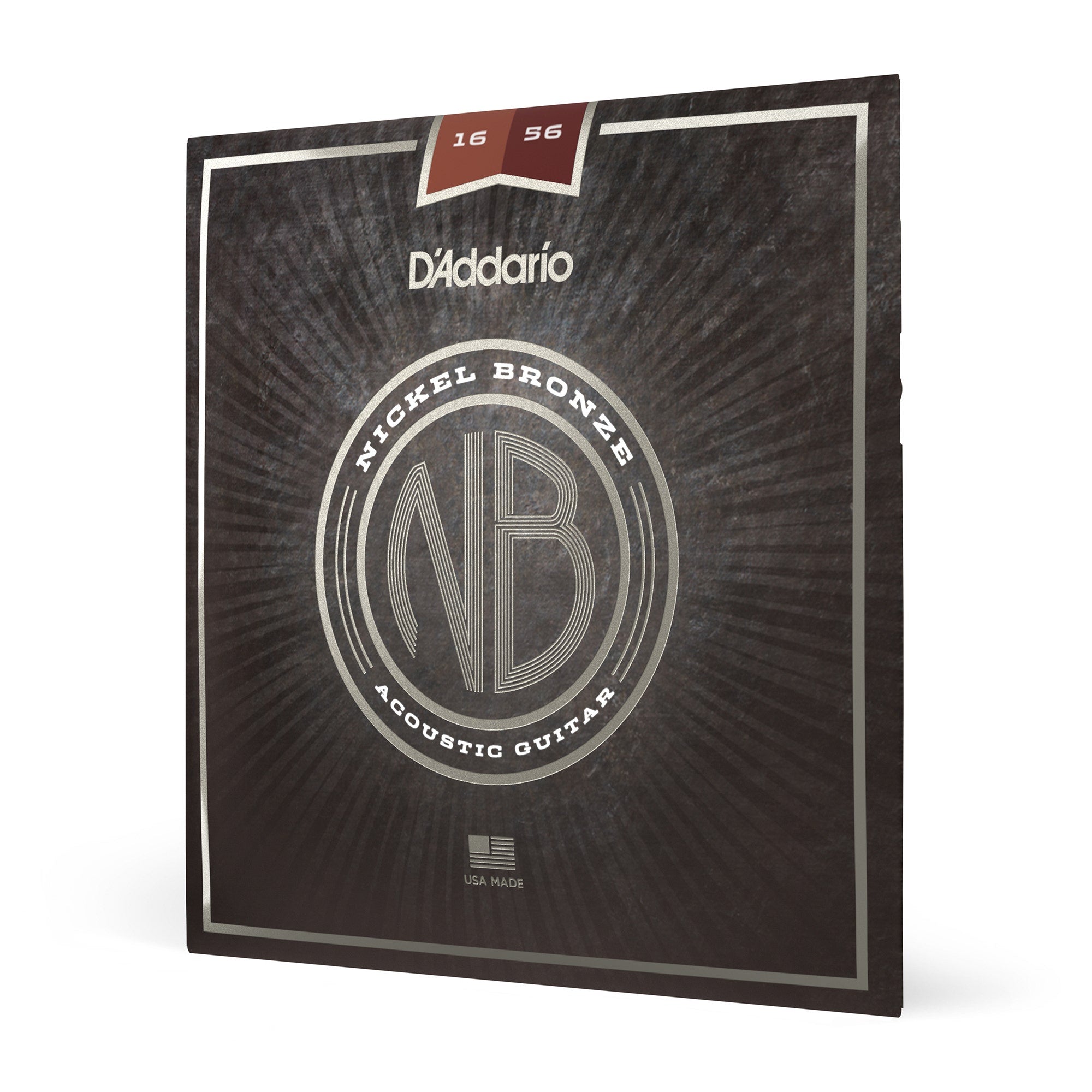D'Addario NB1656 Nickel Bronze Resophonic Acoustic Guitar Strings (16-56)