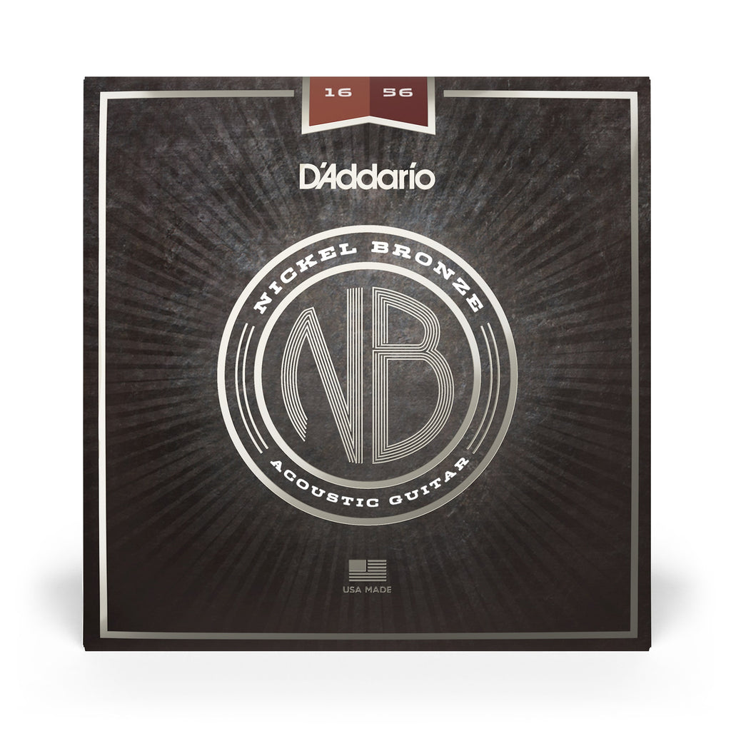 D'Addario NB1656 Nickel Bronze Resophonic Acoustic Guitar Strings (16-56)