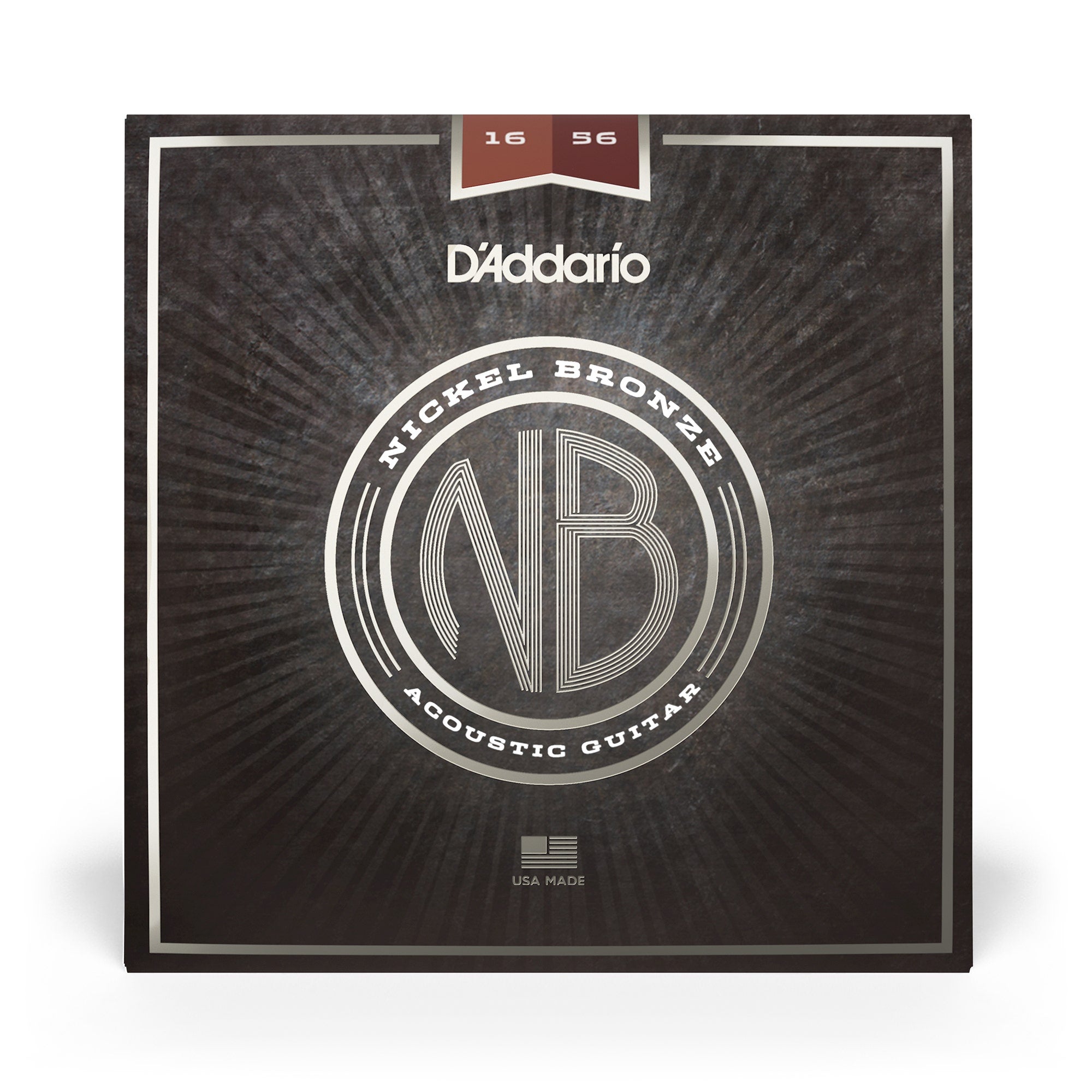 D'Addario NB1656 Nickel Bronze Resophonic Acoustic Guitar Strings (16-56)