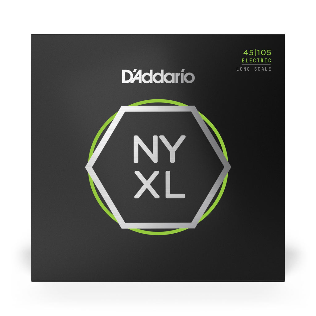 D'Addario NYXL 45105 Long Scale Light Top Medium Bottom Bass Strings (45-105)