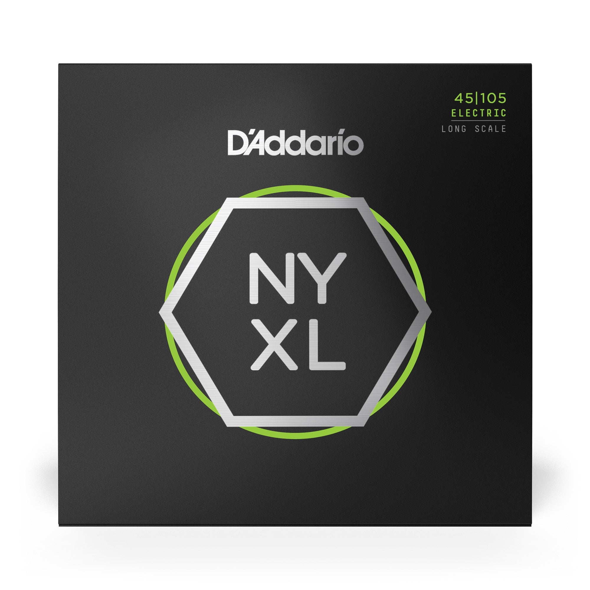 D'Addario NYXL 45105 Long Scale Light Top Medium Bottom Bass Strings (45-105)