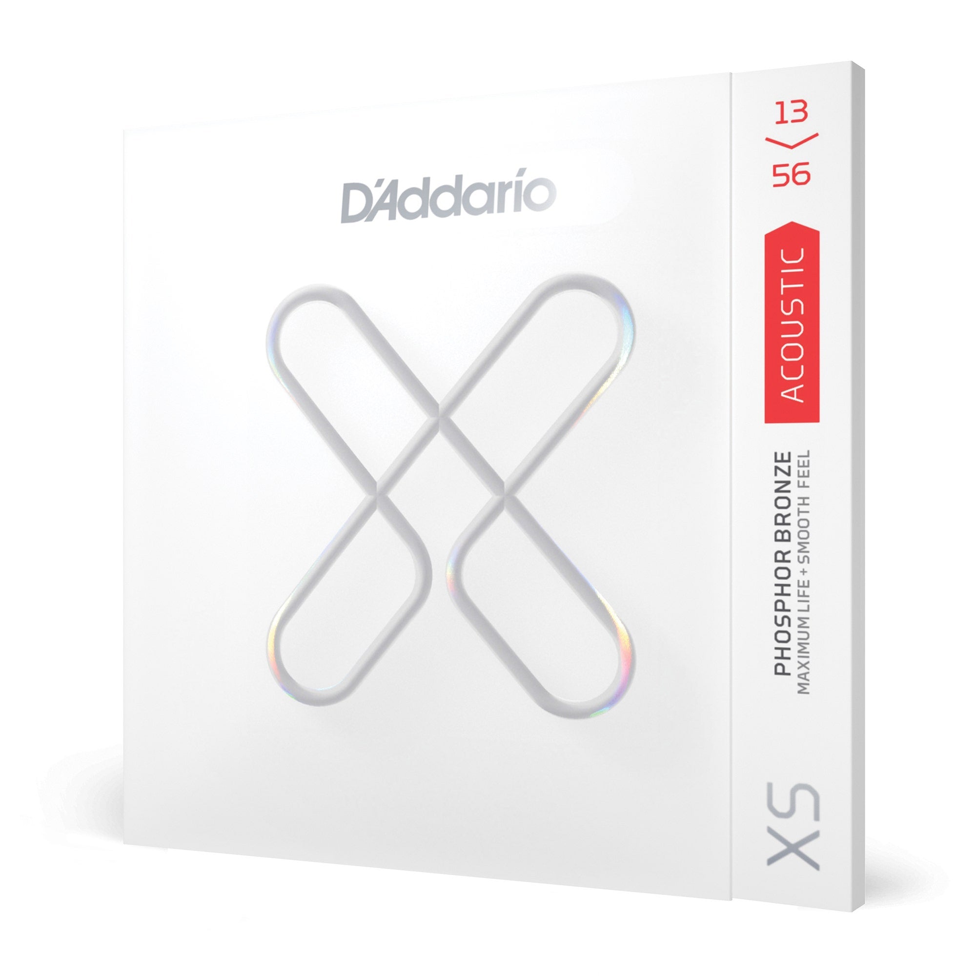 D'Addario XSAPB1356 Phosphor Bronze Acoustic Guitar Strings, Medium, 13-56