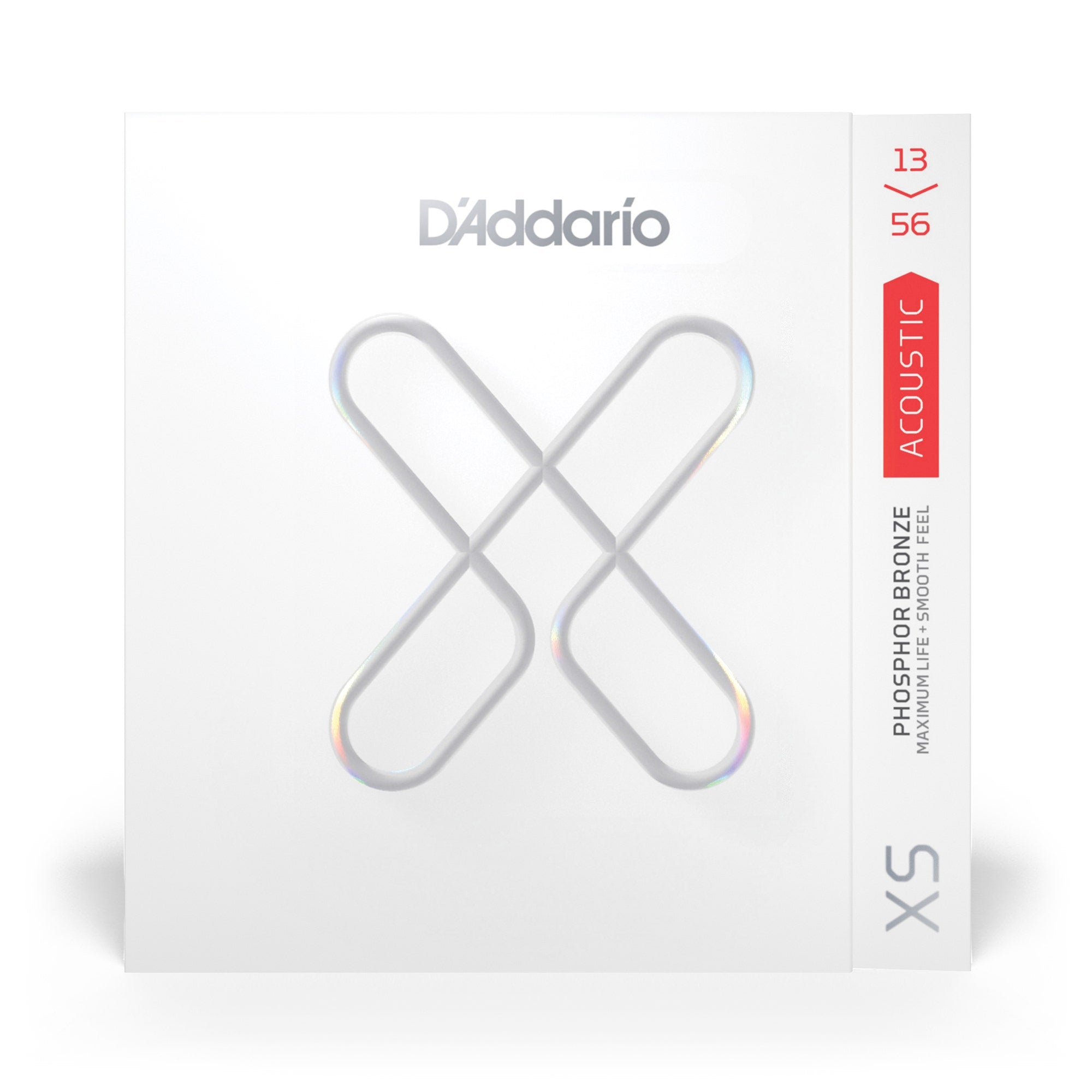 D'Addario XSAPB1356 Phosphor Bronze Acoustic Guitar Strings, Medium, 13-56