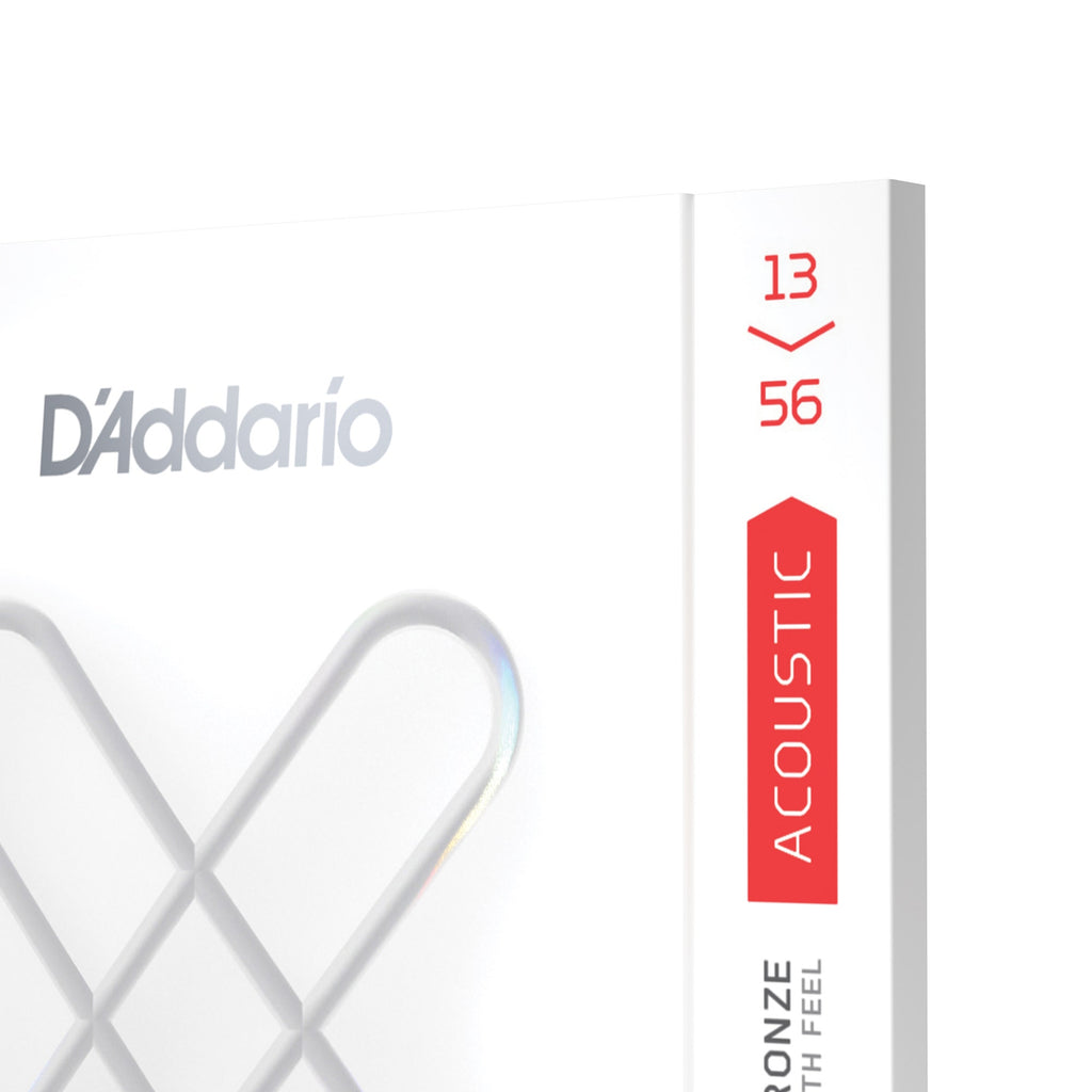 D'Addario XSAPB1356 Phosphor Bronze Acoustic Guitar Strings, Medium, 13-56