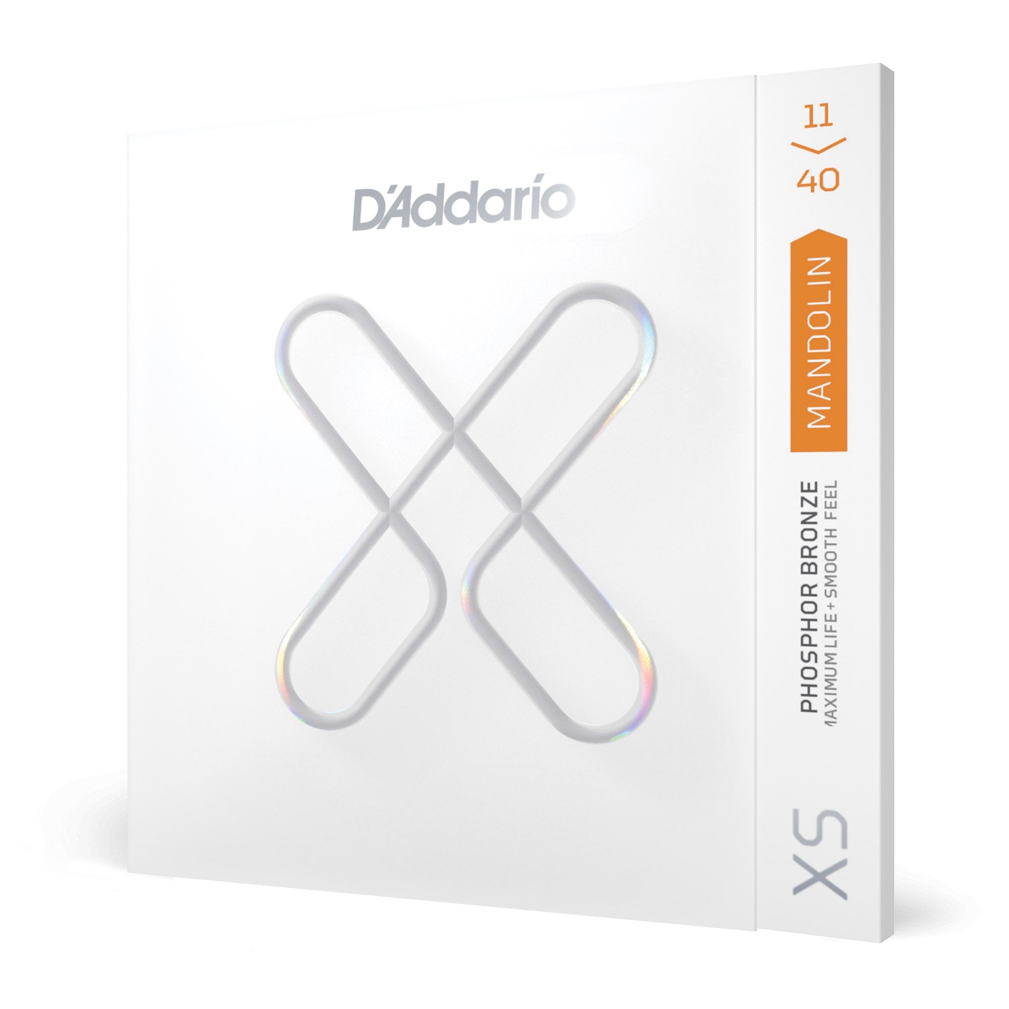 D'Addario XSM1140 Phosphor Bronze Mandolin Strings, Medium, 11-40