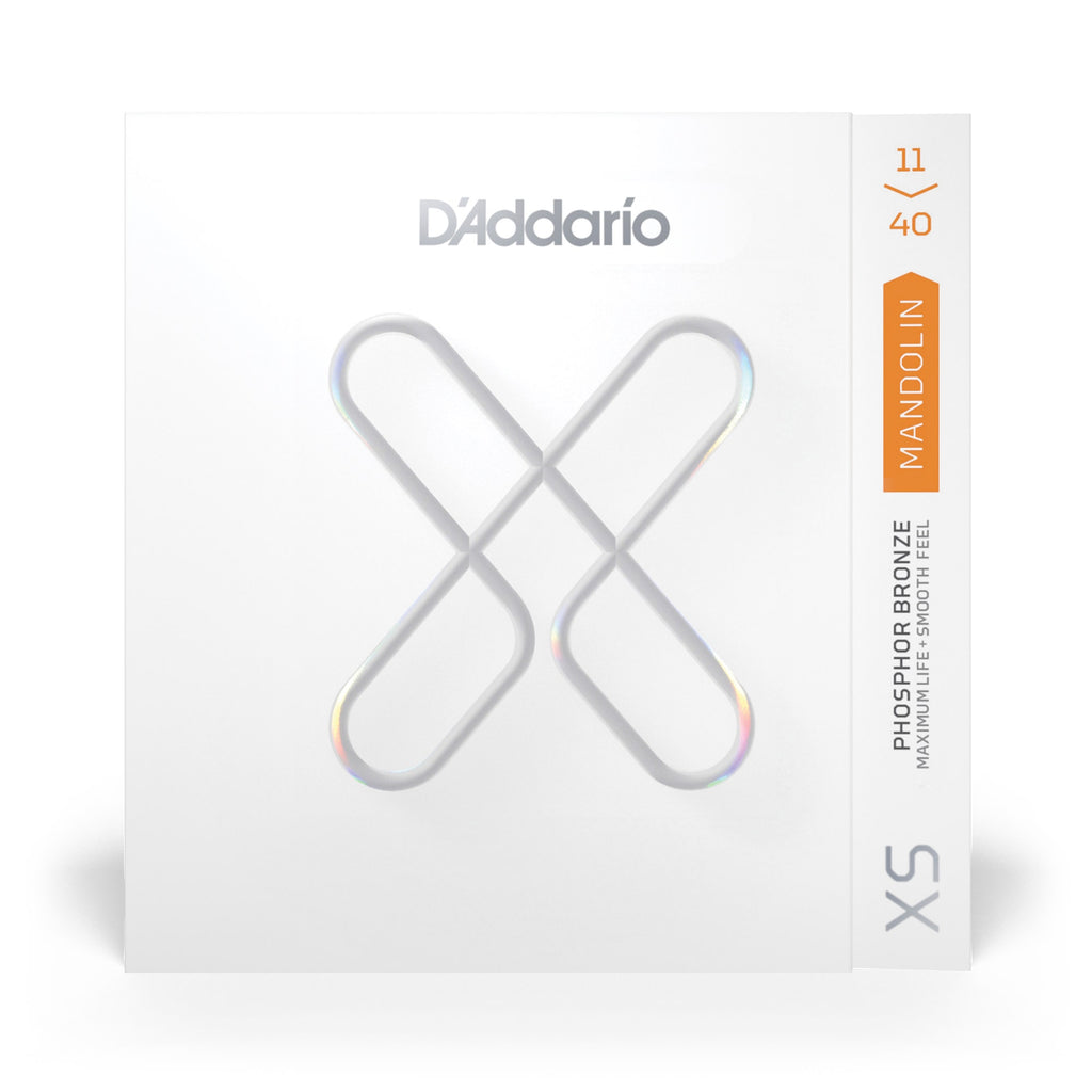 D'Addario XSM1140 Phosphor Bronze Mandolin Strings, Medium, 11-40
