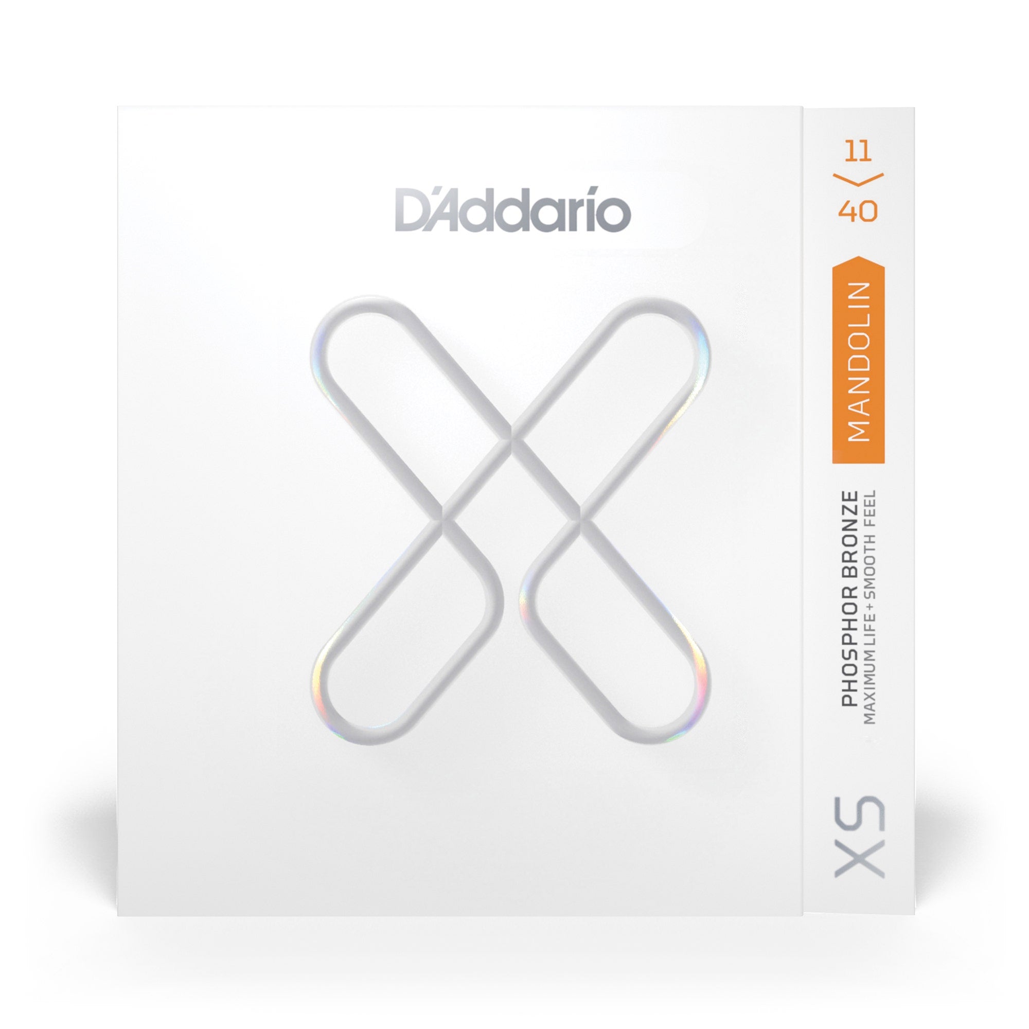 D'Addario XSM1140 Phosphor Bronze Mandolin Strings, Medium, 11-40