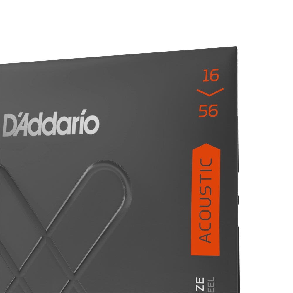 D'Addario XTAPB1656 XT Resophonic Phosphor Bronze Acoustic Guitar Strings, 16-56